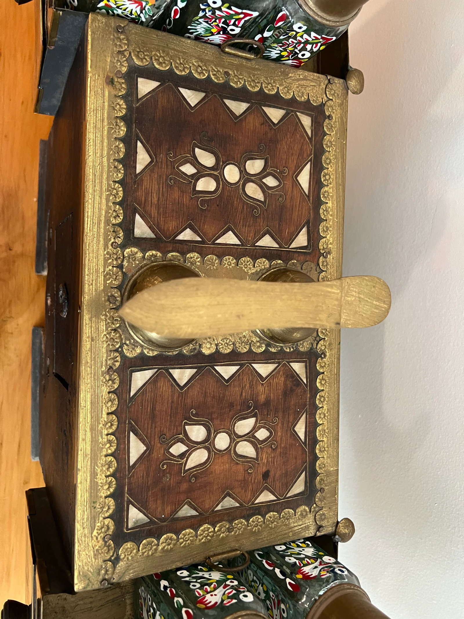 Late 19th Century Turkish Valet Shoe Shine Decorative Stand - 11