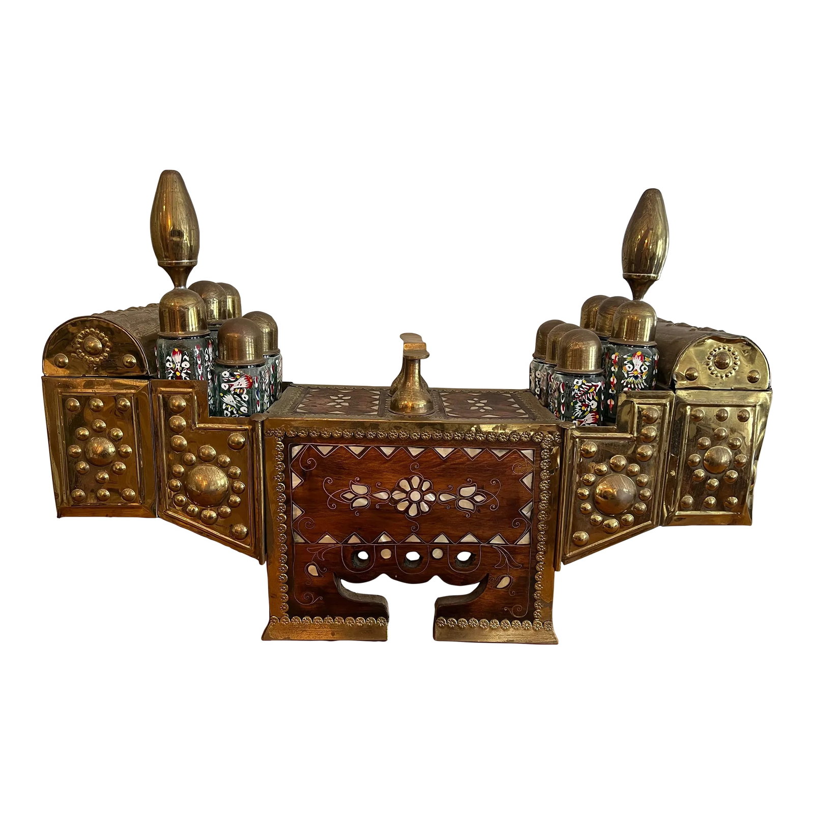 Late 19th Century Turkish Valet Shoe Shine Decorative Stand (1 of 11)