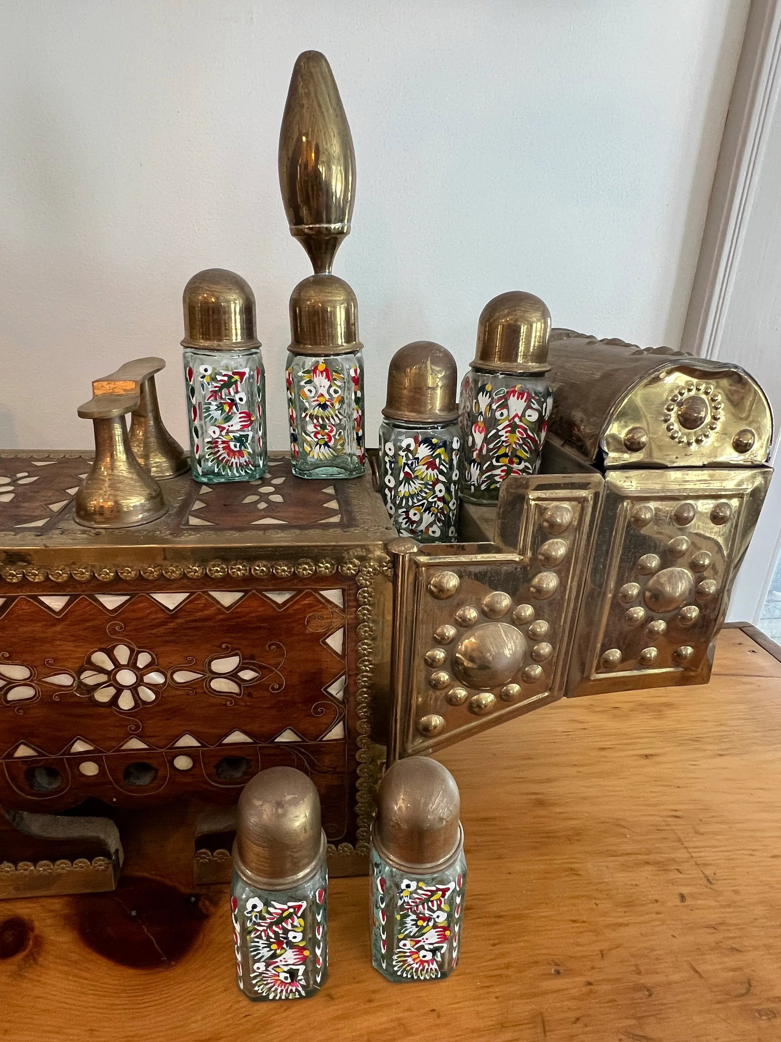 Late 19th Century Turkish Valet Shoe Shine Decorative Stand - 2