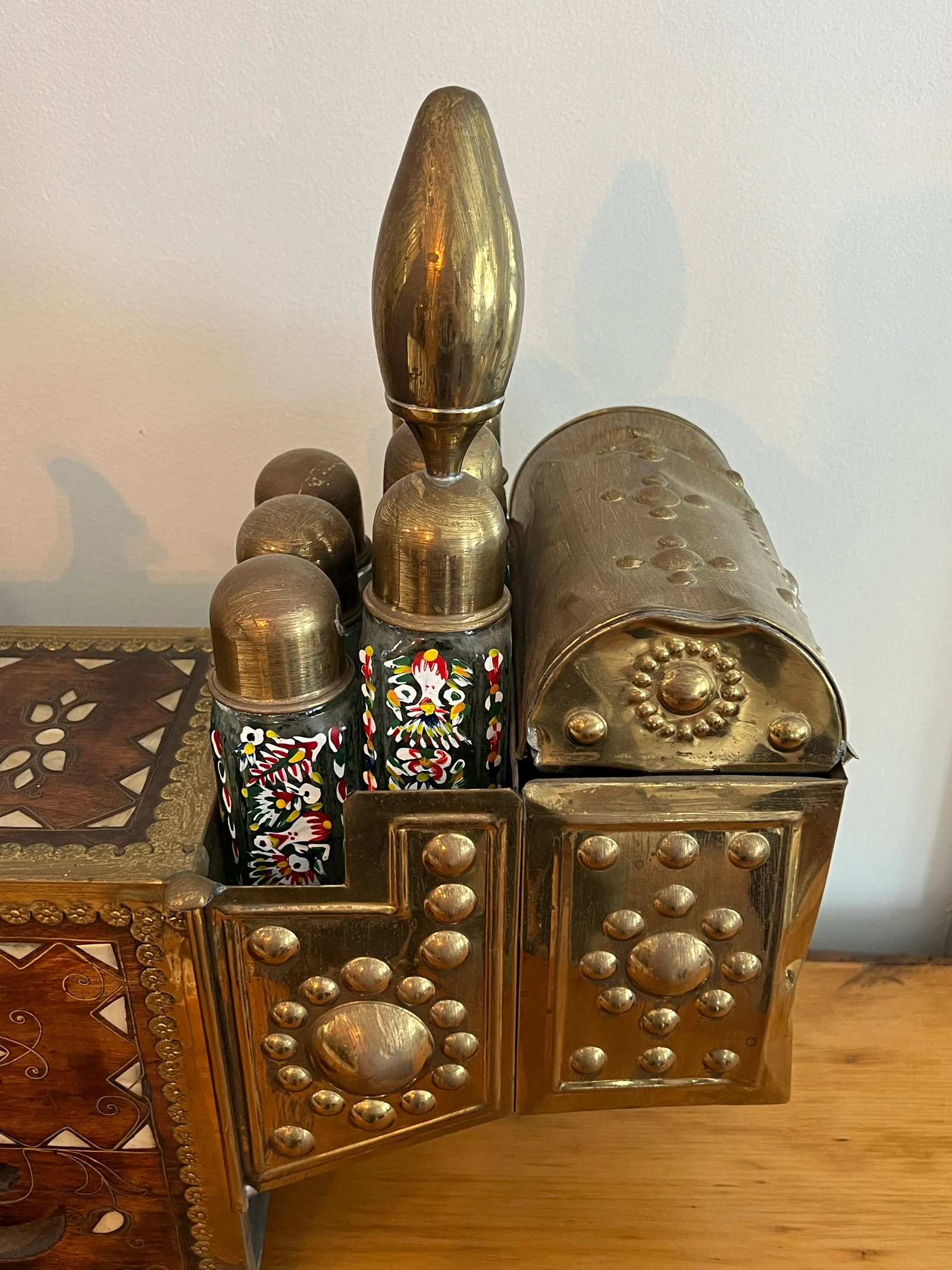 Late 19th Century Turkish Valet Shoe Shine Decorative Stand - 6