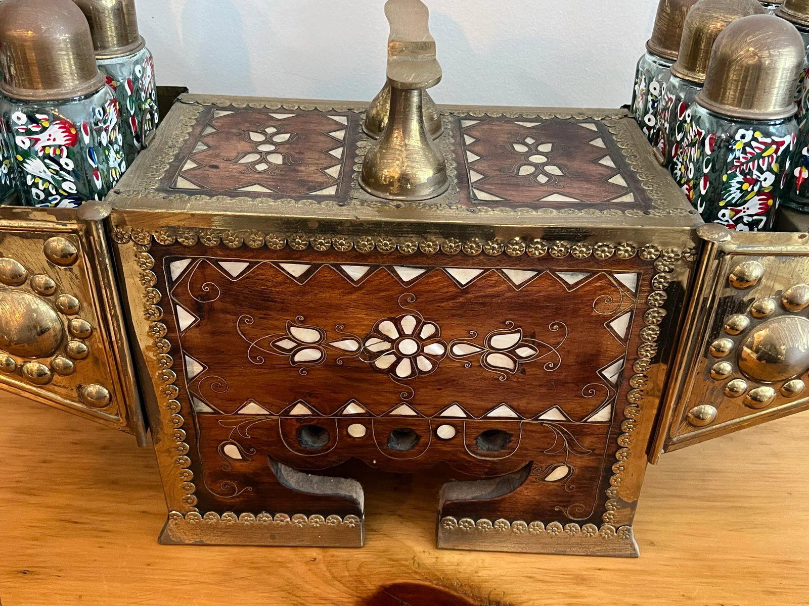 Late 19th Century Turkish Valet Shoe Shine Decorative Stand - 8