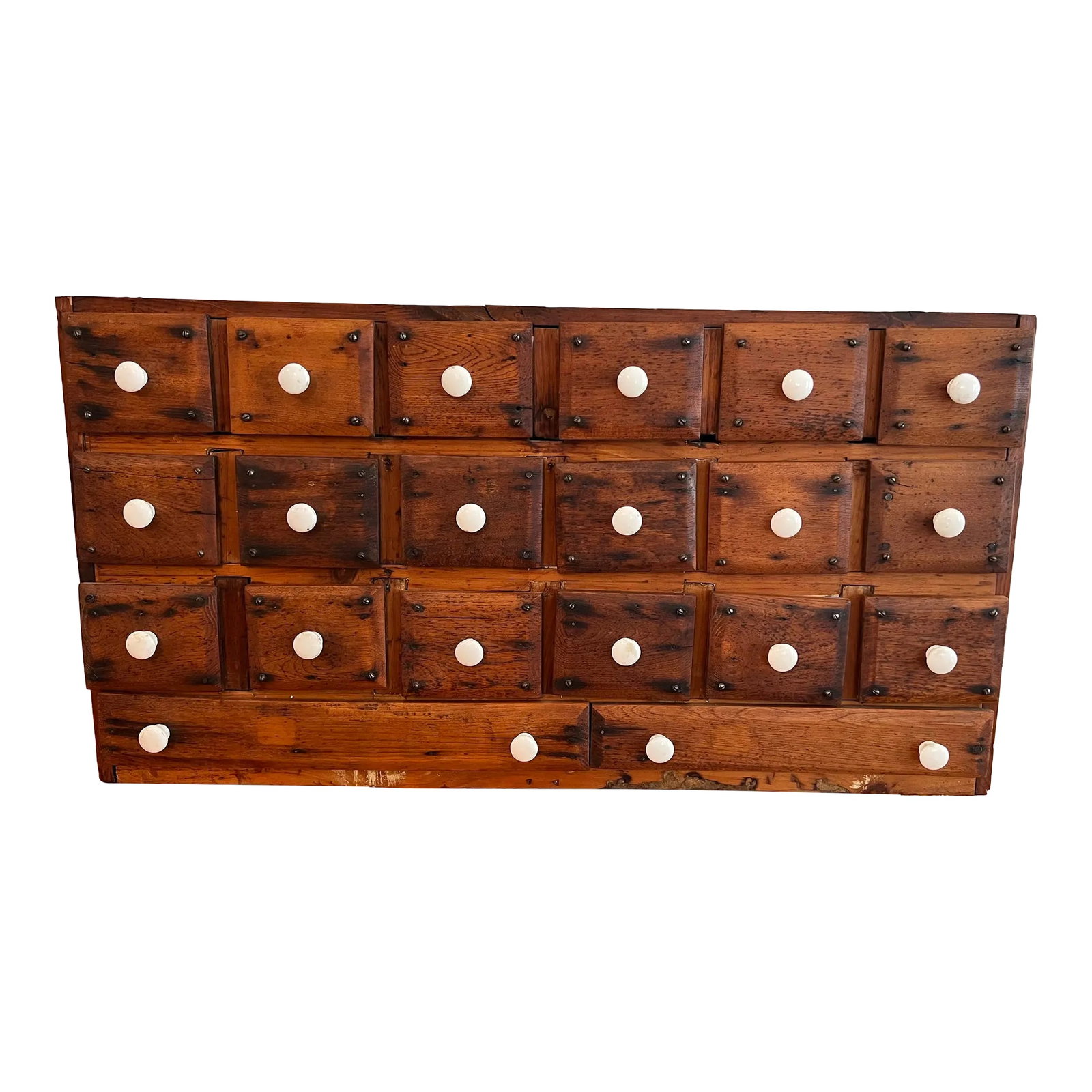 Antique Pine Apothecary Cabinet or Spice Drawer (1 of 7)
