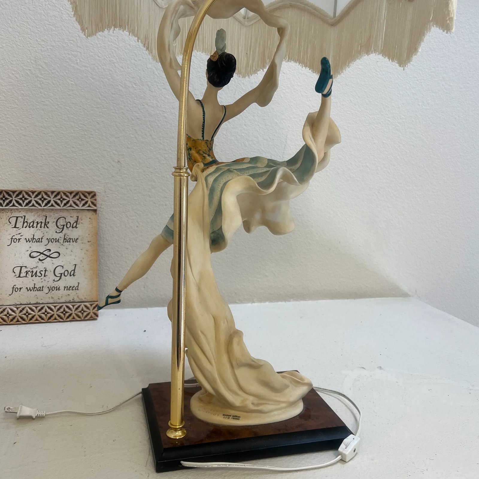 Pair of Vintage Limited Edition Bonnyboy Ballerina Dancer Figurine Lamps - 12