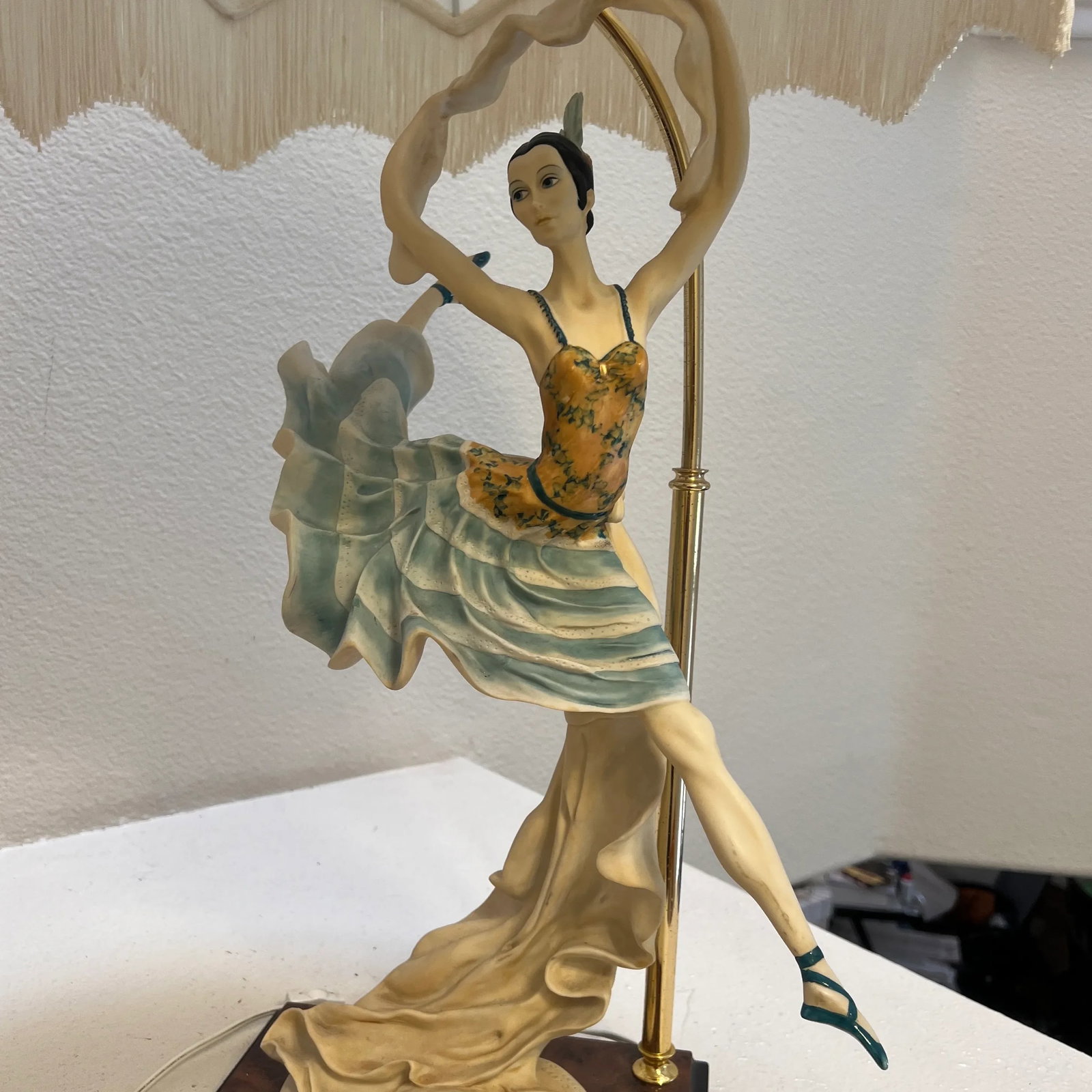 Pair of Vintage Limited Edition Bonnyboy Ballerina Dancer Figurine Lamps - 9