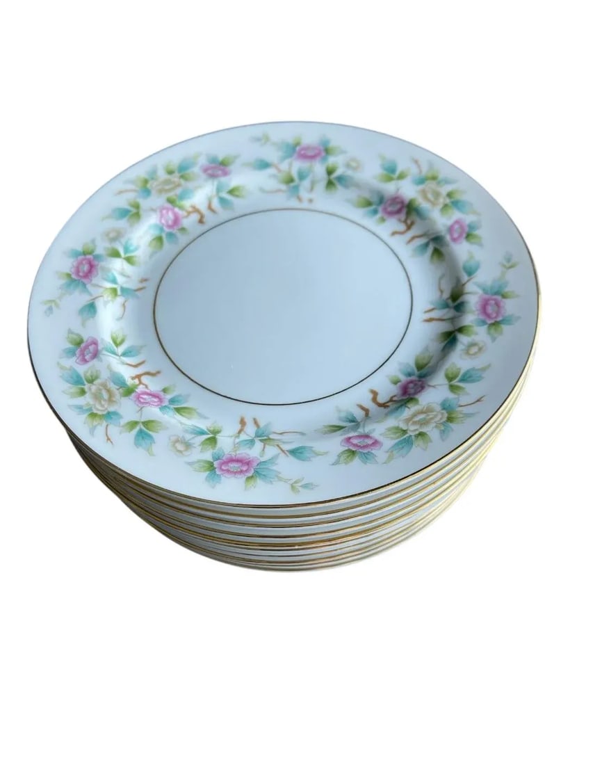 1950s Roselace by Noritake Side Plates and Bowls- 22 Pieces - 3