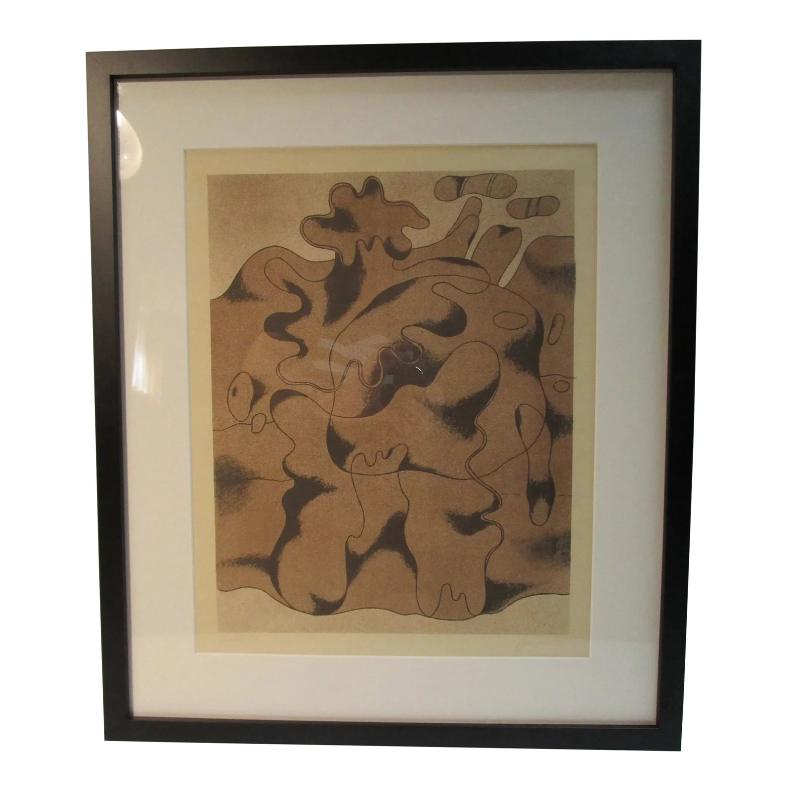 Willi Baumeister Lithograph - "Waldmensch (Tertiar Gestalt)" Signed (1 of 9)