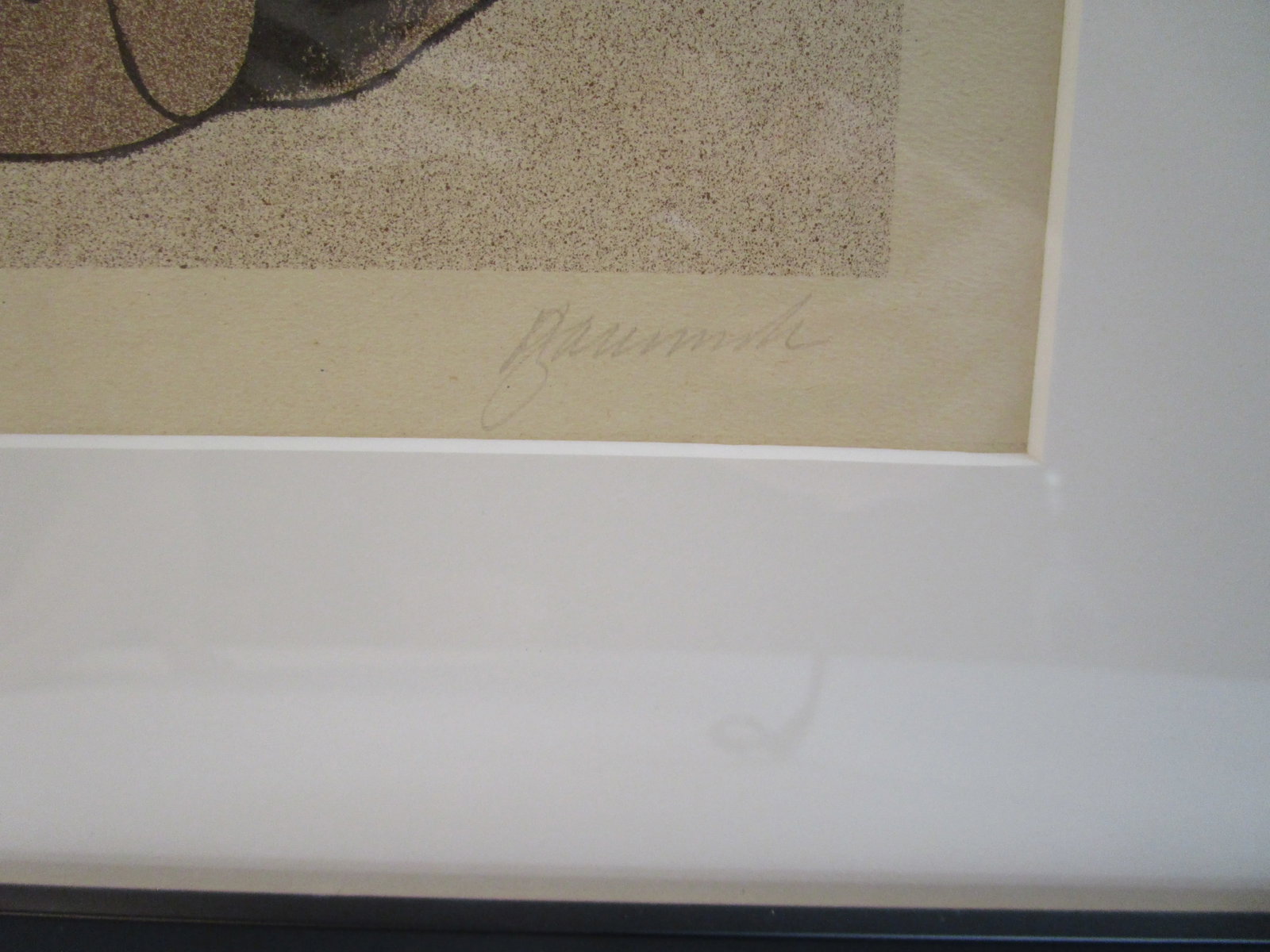 Willi Baumeister Lithograph - "Waldmensch (Tertiar Gestalt)" Signed - 4