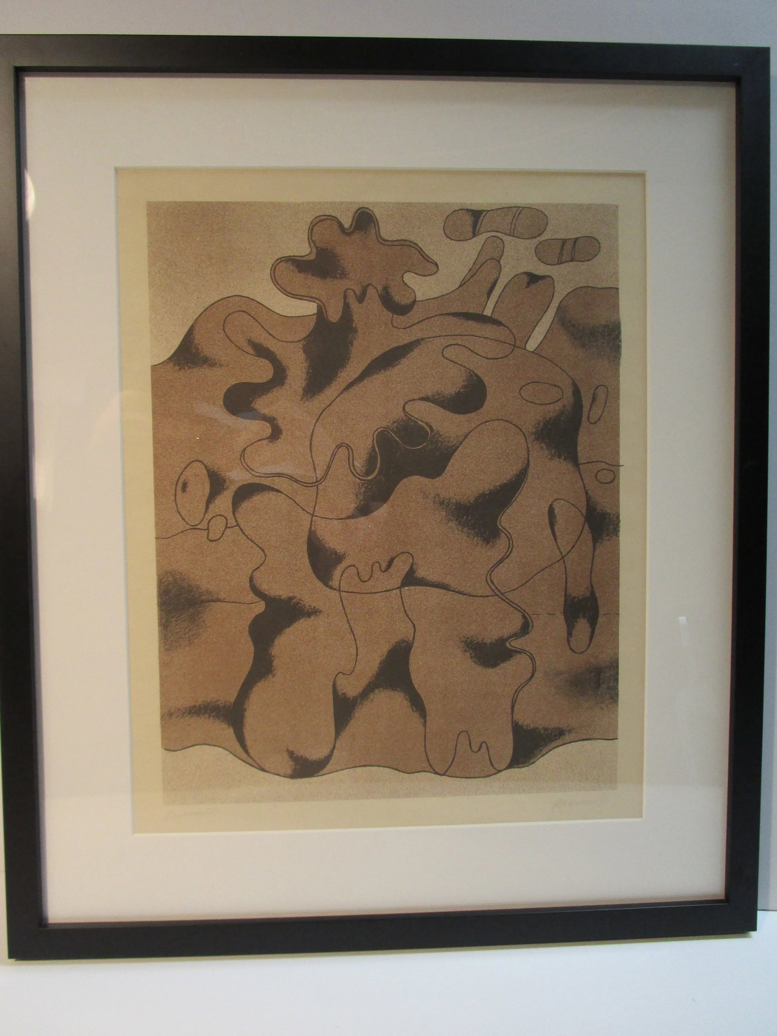 Willi Baumeister Lithograph - "Waldmensch (Tertiar Gestalt)" Signed - 5