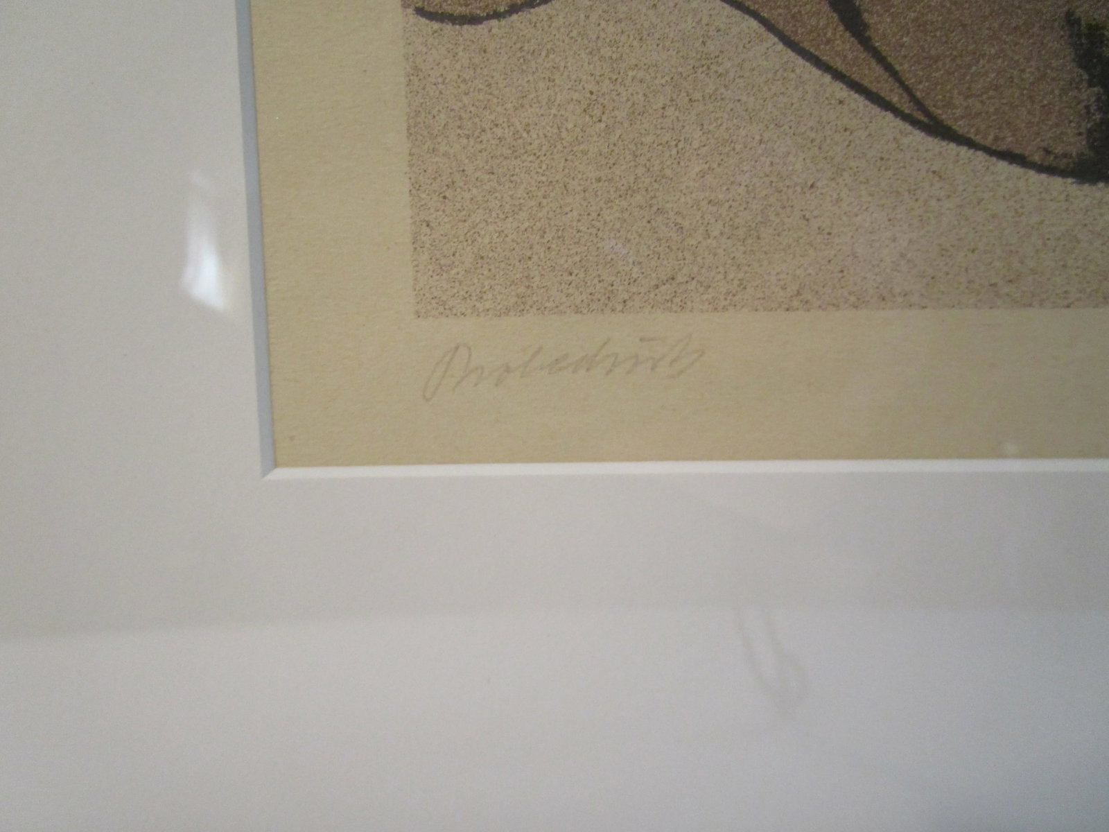 Willi Baumeister Lithograph - "Waldmensch (Tertiar Gestalt)" Signed - 6