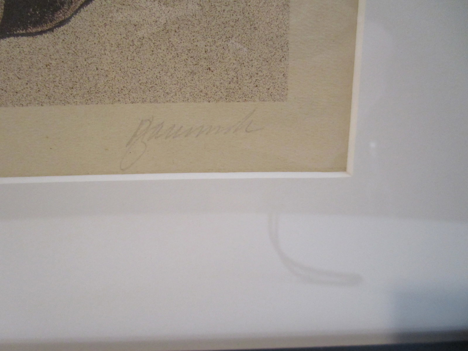 Willi Baumeister Lithograph - "Waldmensch (Tertiar Gestalt)" Signed - 7