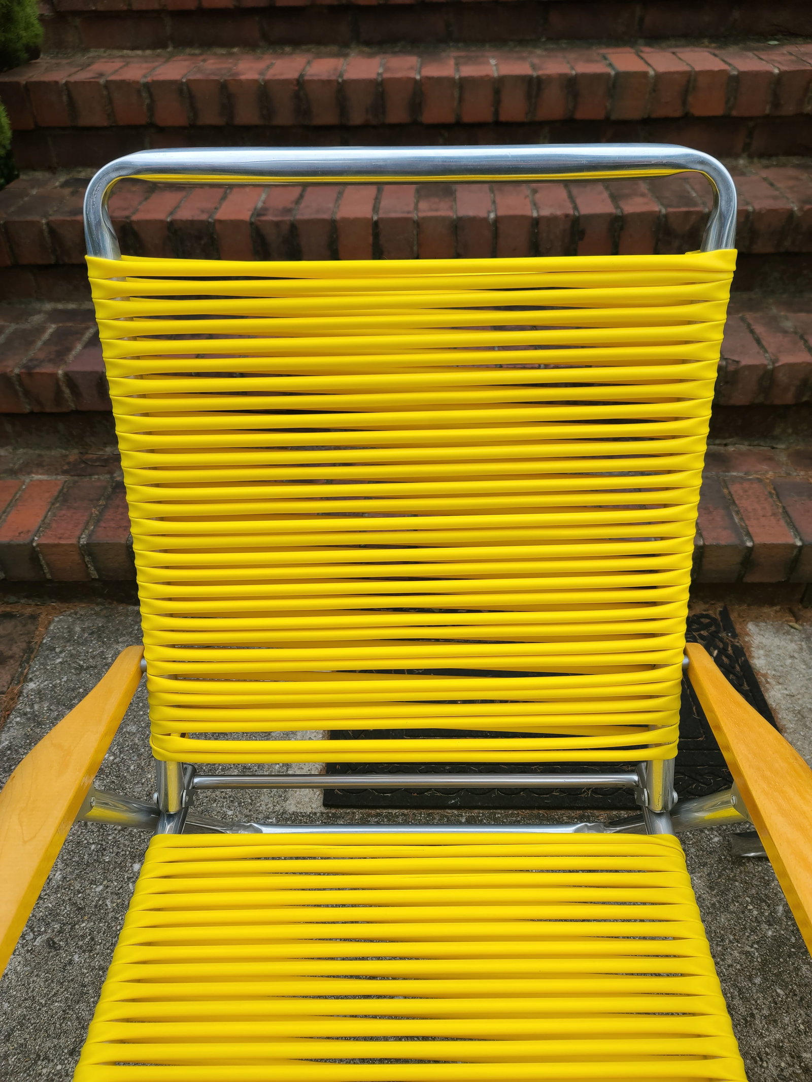 1960s Yellow Telescope Tube Furniture Company Outdoor Chairs - Set of 2 - 6
