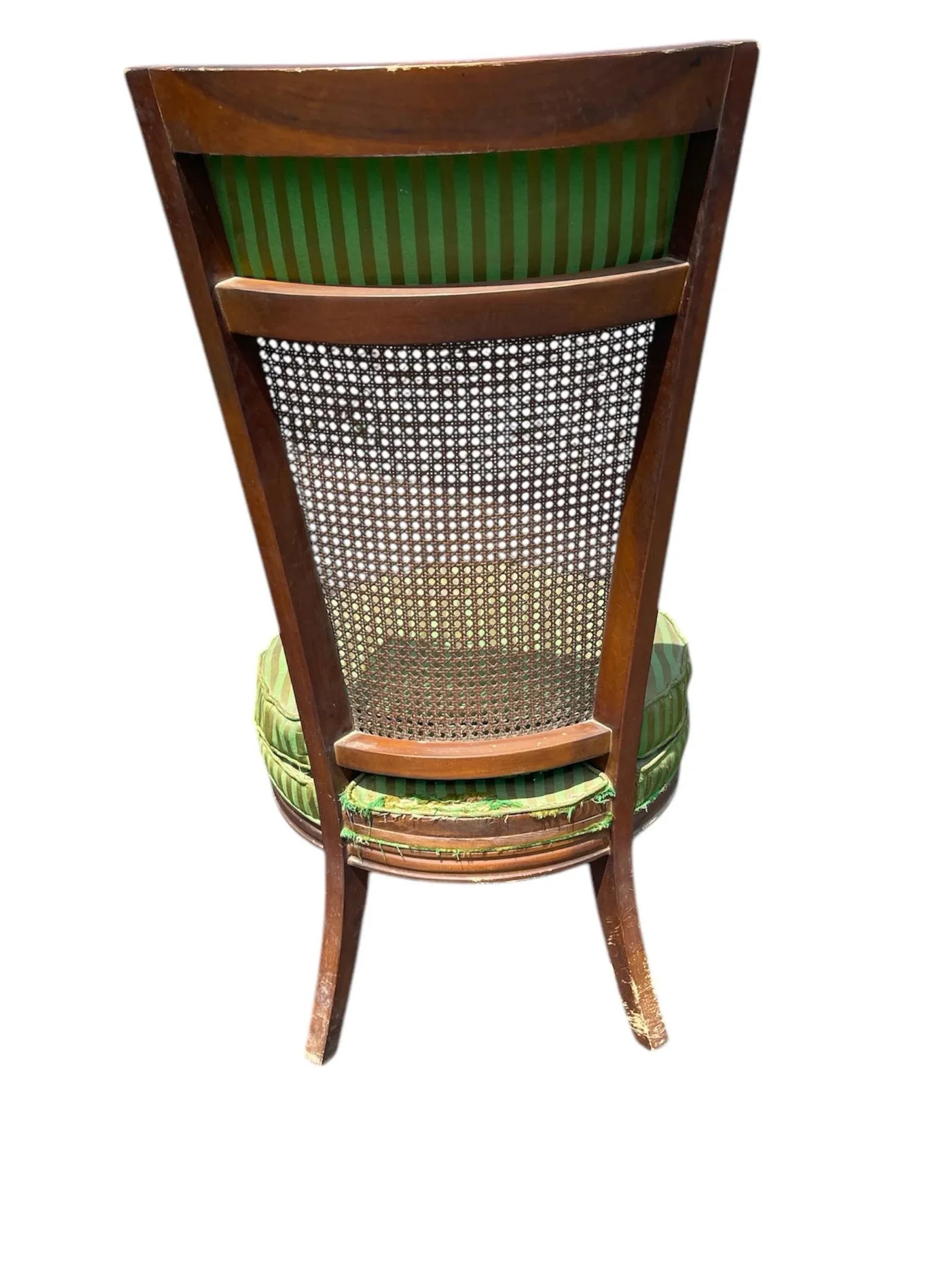 1950s Louis XVI Style Cane Back Chairs- A Pair - 4