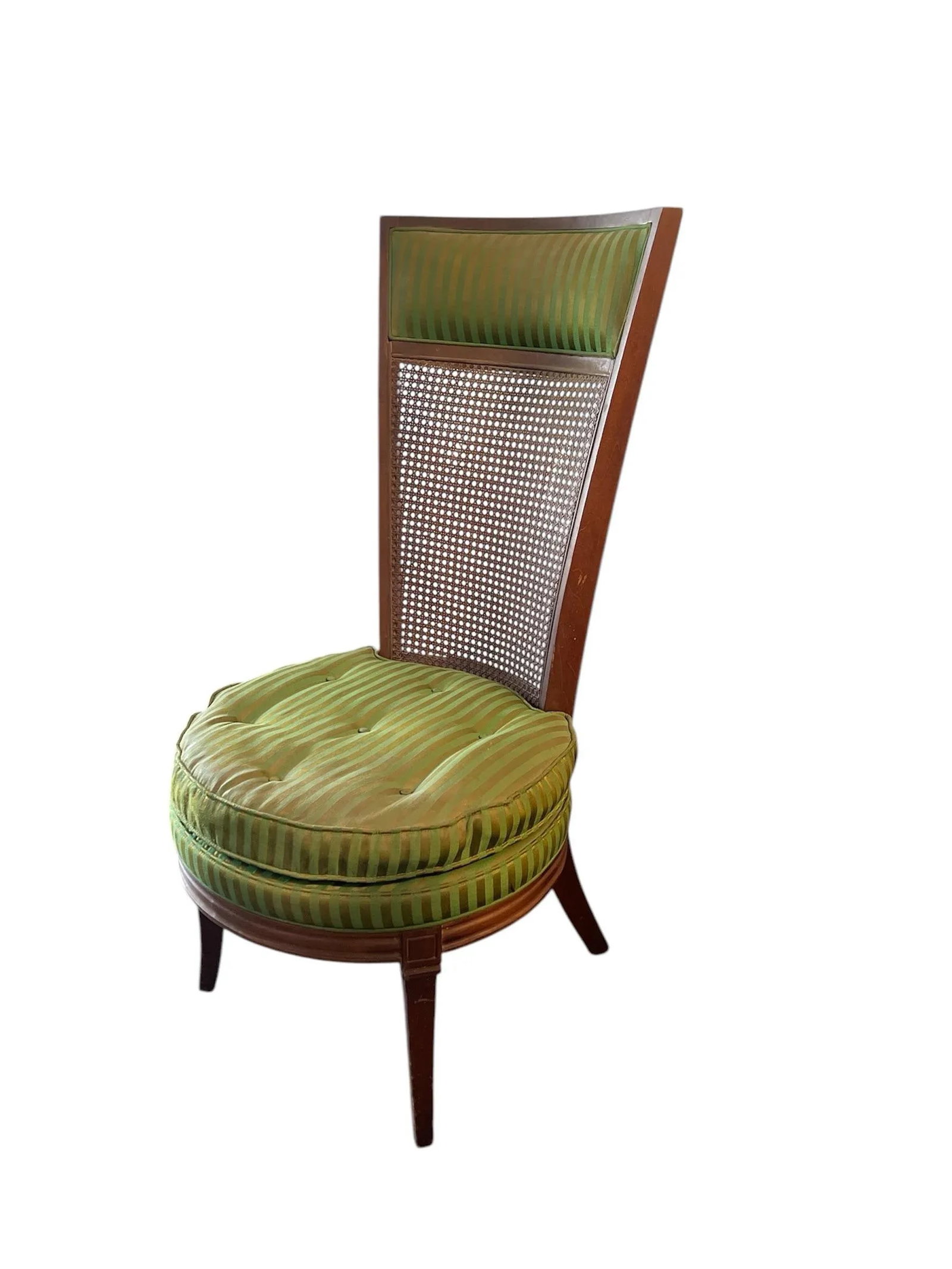 1950s Louis XVI Style Cane Back Chairs- A Pair - 6