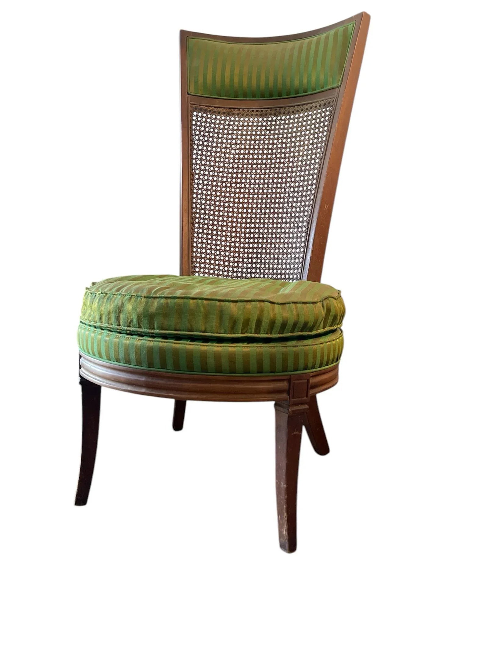 1950s Louis XVI Style Cane Back Chairs- A Pair - 8