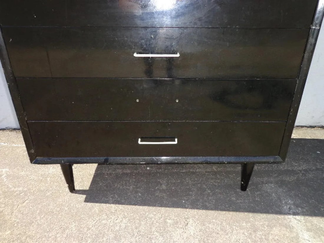 American of Martinsville Mid Century Modern Dresser Chest Drawers, Custom Paint Available - 10