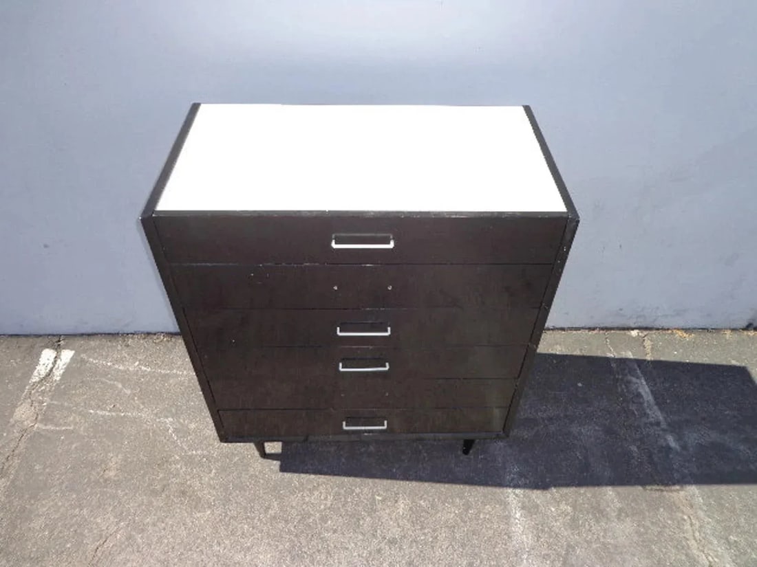American of Martinsville Mid Century Modern Dresser Chest Drawers, Custom Paint Available - 3