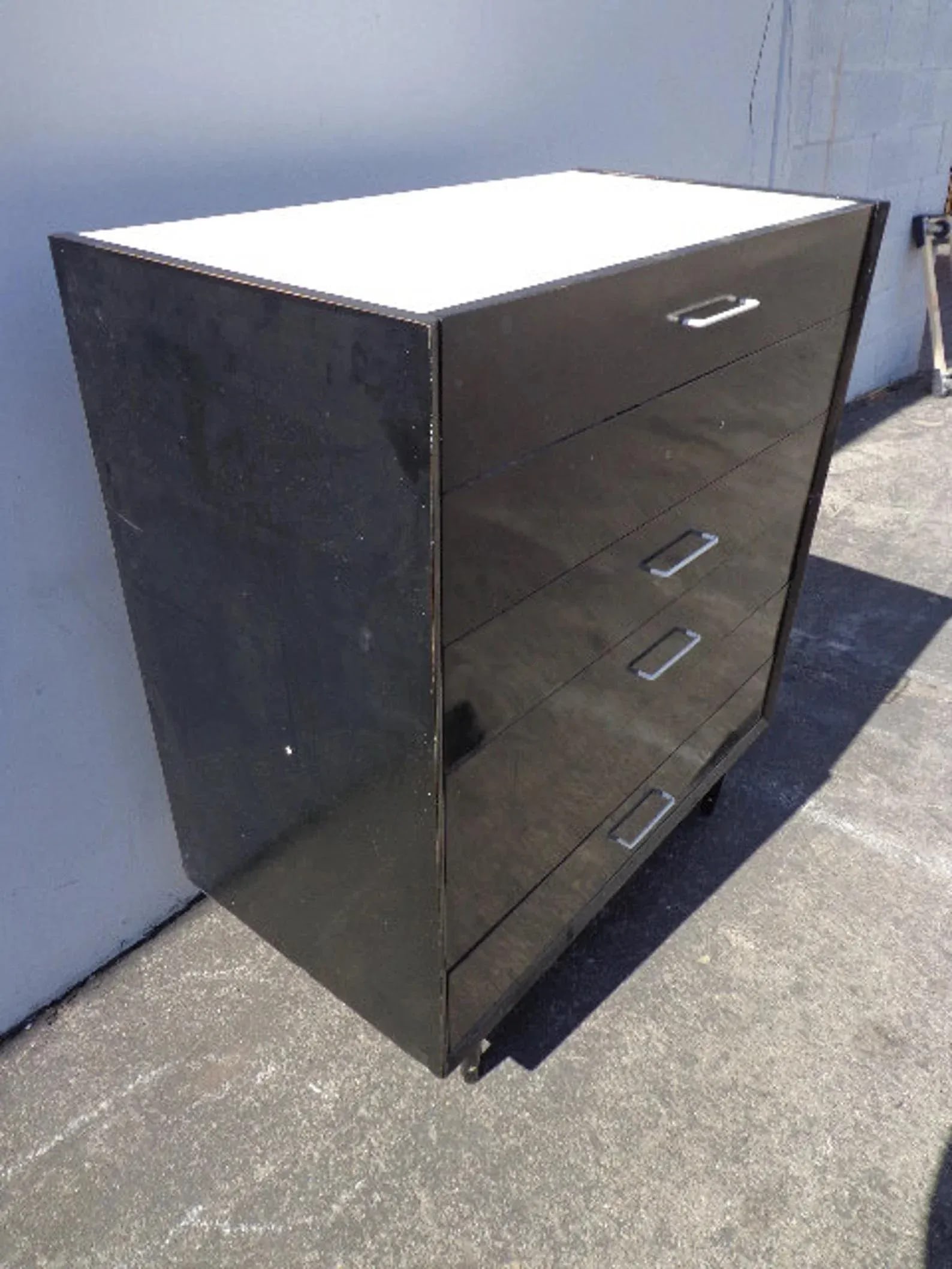 American of Martinsville Mid Century Modern Dresser Chest Drawers, Custom Paint Available - 6
