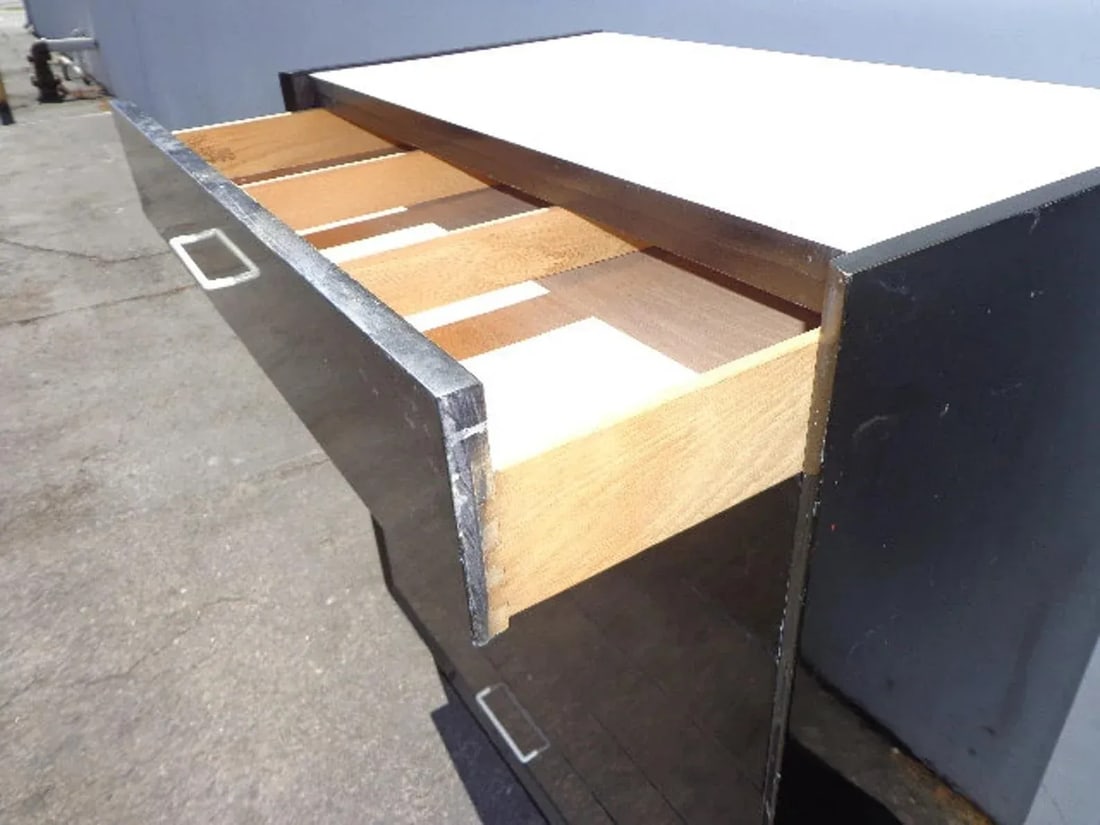 American of Martinsville Mid Century Modern Dresser Chest Drawers, Custom Paint Available - 7