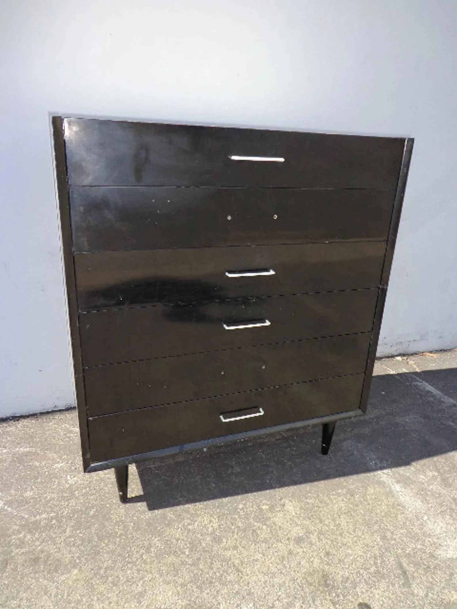 American of Martinsville Mid Century Modern Dresser Chest Drawers, Custom Paint Available - 8