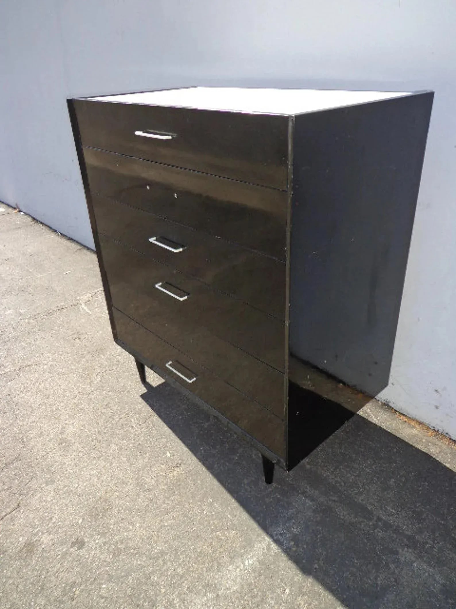 American of Martinsville Mid Century Modern Dresser Chest Drawers, Custom Paint Available - 9