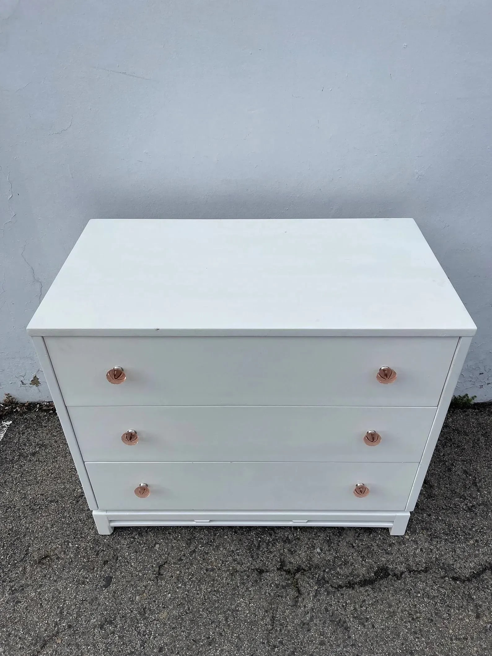 Vintage Kent Coffey Simplex Bachelor Chest Dresser Nightstand Storage - 3