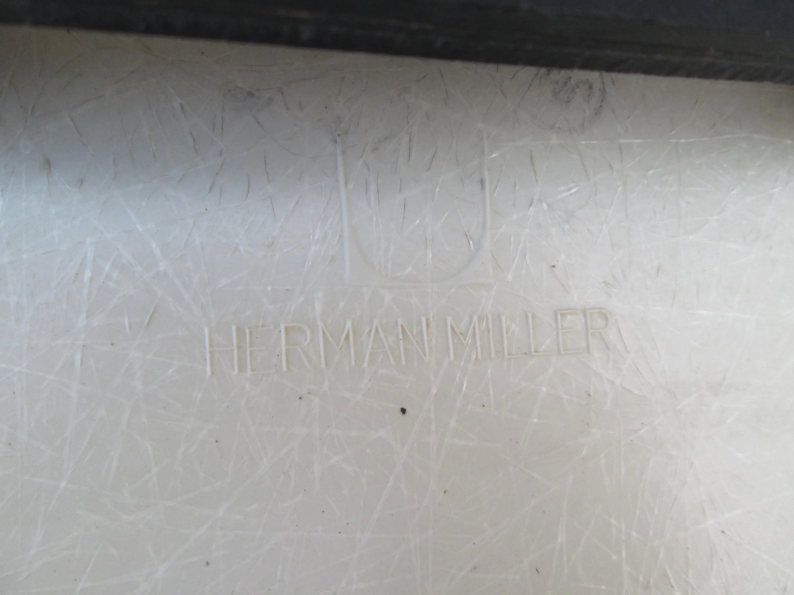 Mid 20th Century Eames Herman Miller Dat 1 Fiberglas Shell Swivel Tilt Desk Chair - 11