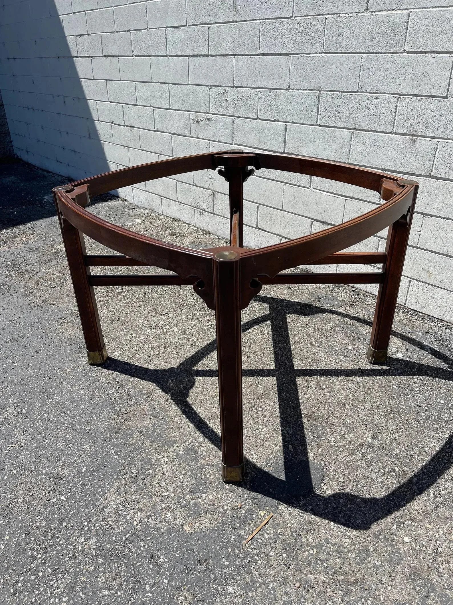 Mid Century Ming Style Mahogany and Glass Dining Table by Henredon - 2