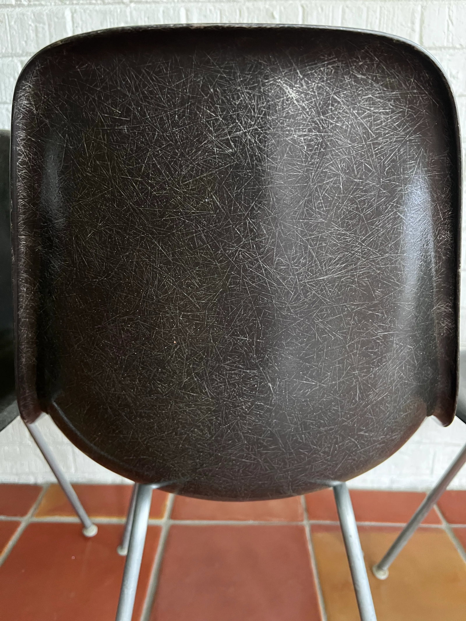 1960s Early Eames Elephant Hide Black Dining Chairs for Herman Miller - Set of 4 - 7