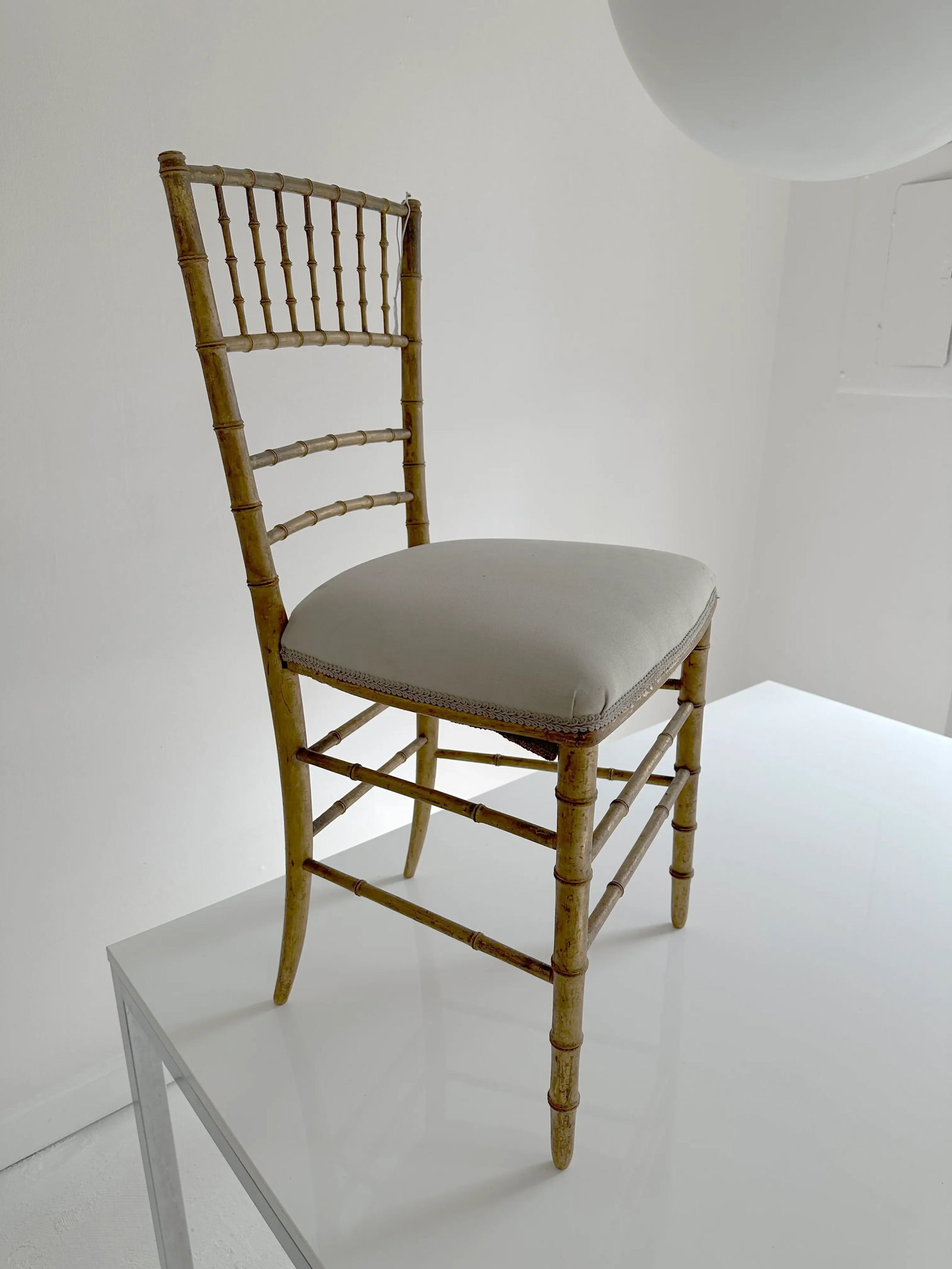 Pair of Mid 19th Century Chiavari Giltwood Chairs - 5