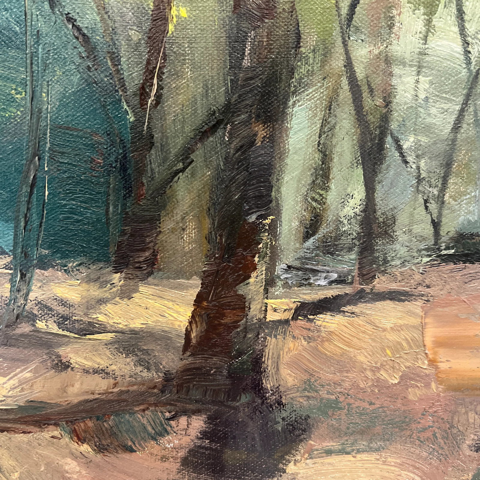 Enchanted Forest, Original Landscape Oil Painting by Julia Lawing - 2