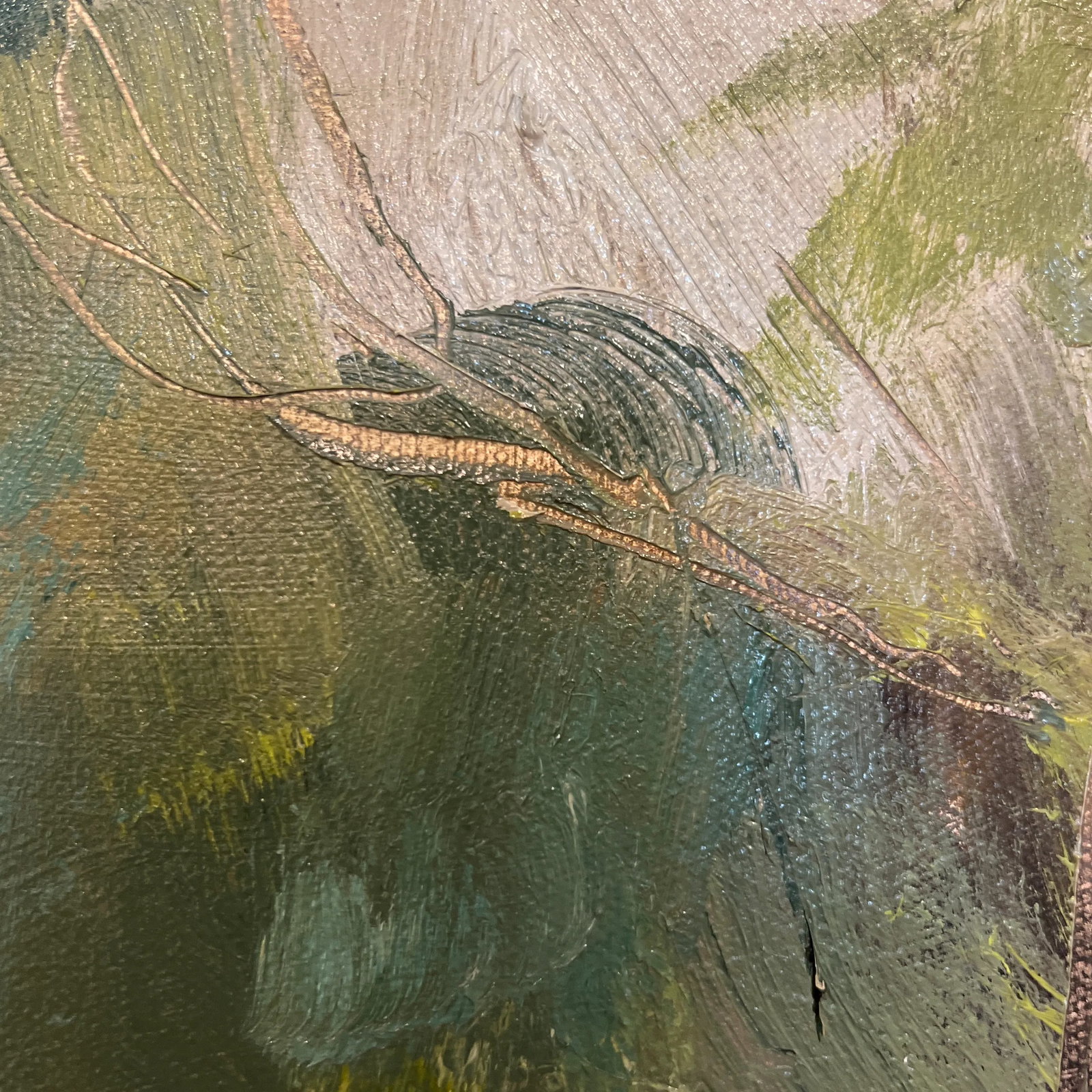 Enchanted Forest, Original Landscape Oil Painting by Julia Lawing - 4