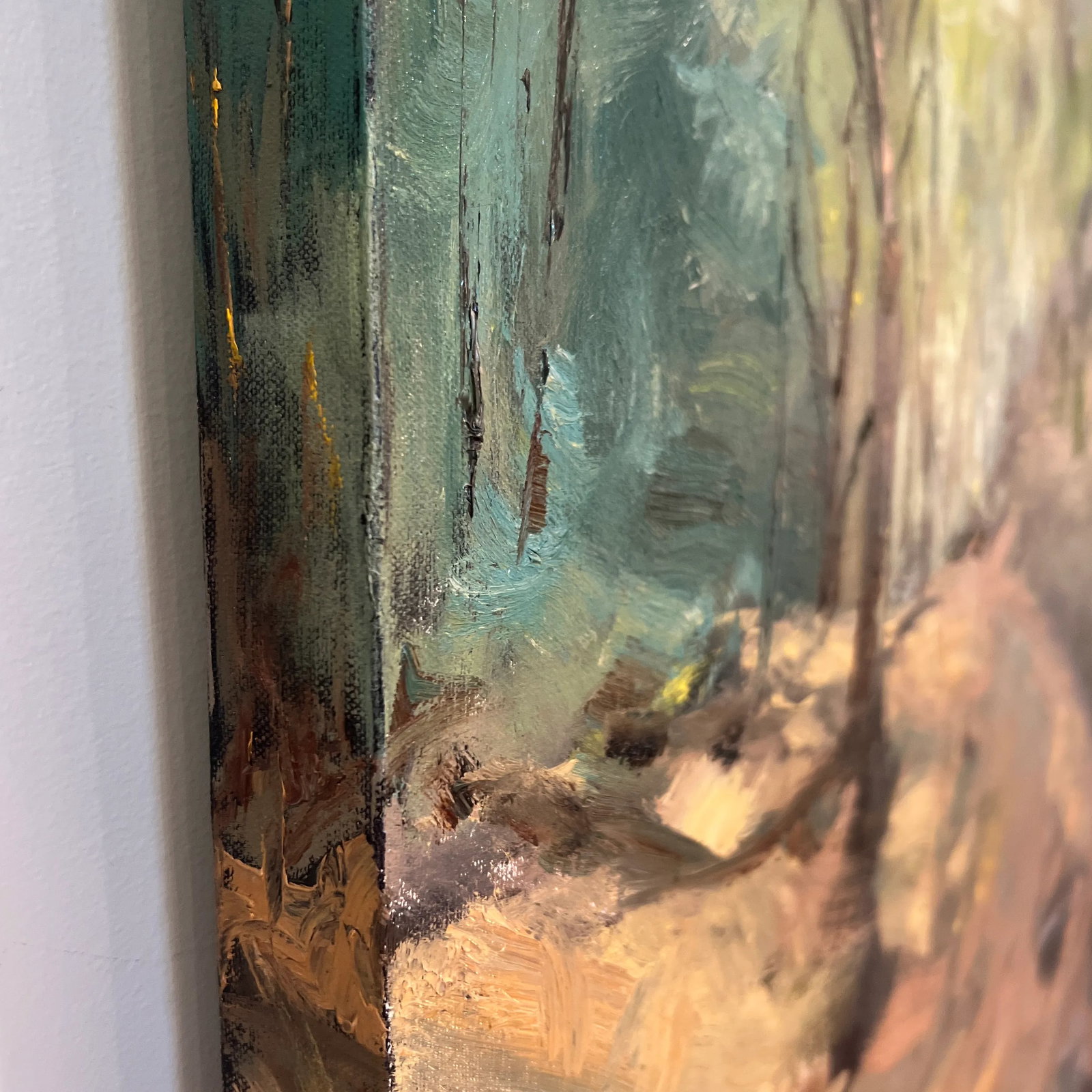 Enchanted Forest, Original Landscape Oil Painting by Julia Lawing - 6