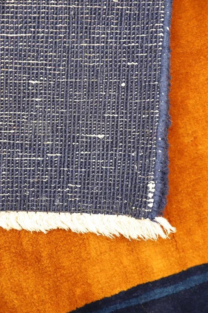 3'x5' Vintage Chinese Art Deco Rug | Gold Rug | Vintage Deco Rug - 10