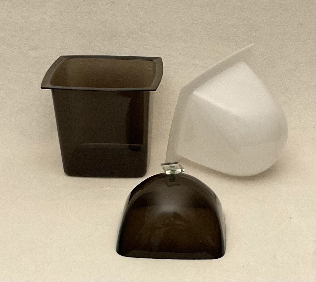 1960s Acrylic Mod Space Age Thermalene 12 Piece Hot & Cold Food Server Dome-A-Lene - 5