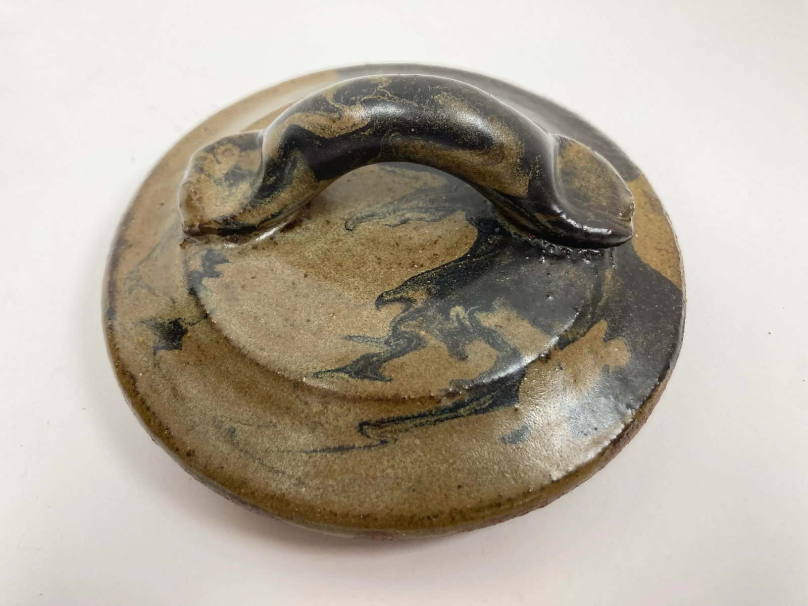 1970s Studio Pottery Vessel in Japanese Water Jar Form - 6