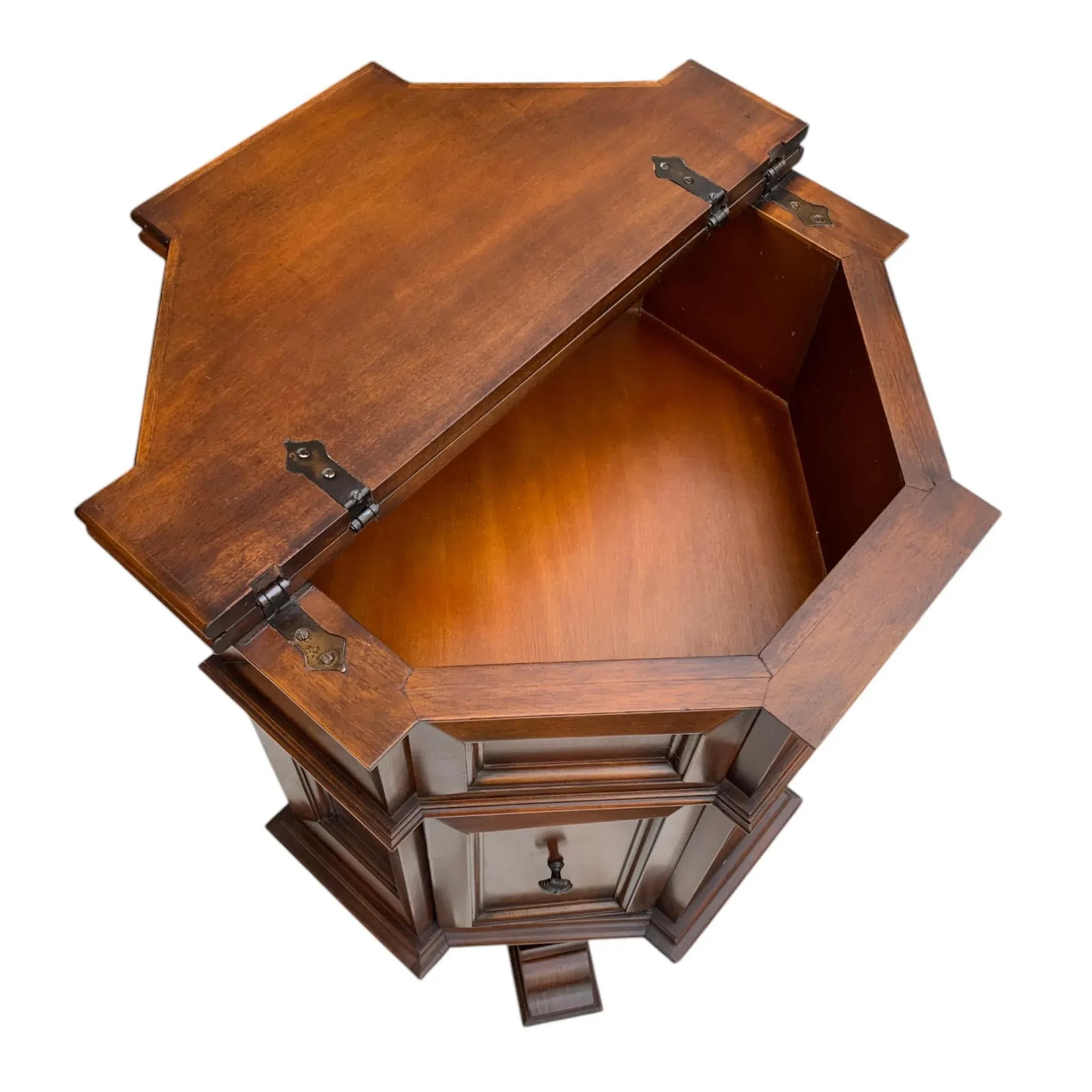Mid 20th Century Octagonal Rotating Cabinet - 2