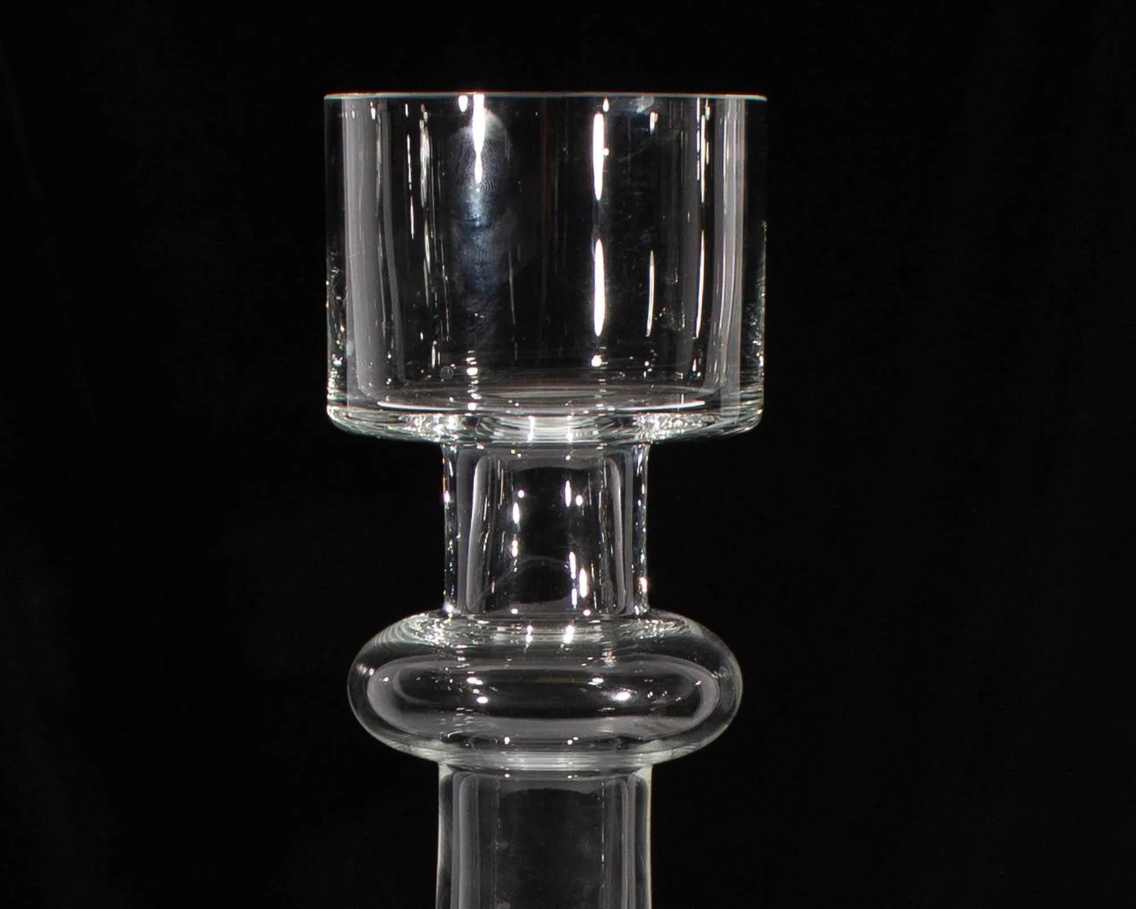 Oiva Toikka Nuutajarvi Notsjo Lighthouse Glass Candle Holders - 4