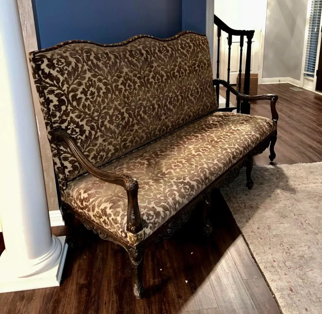 Mid-19th Century French Settee - 3