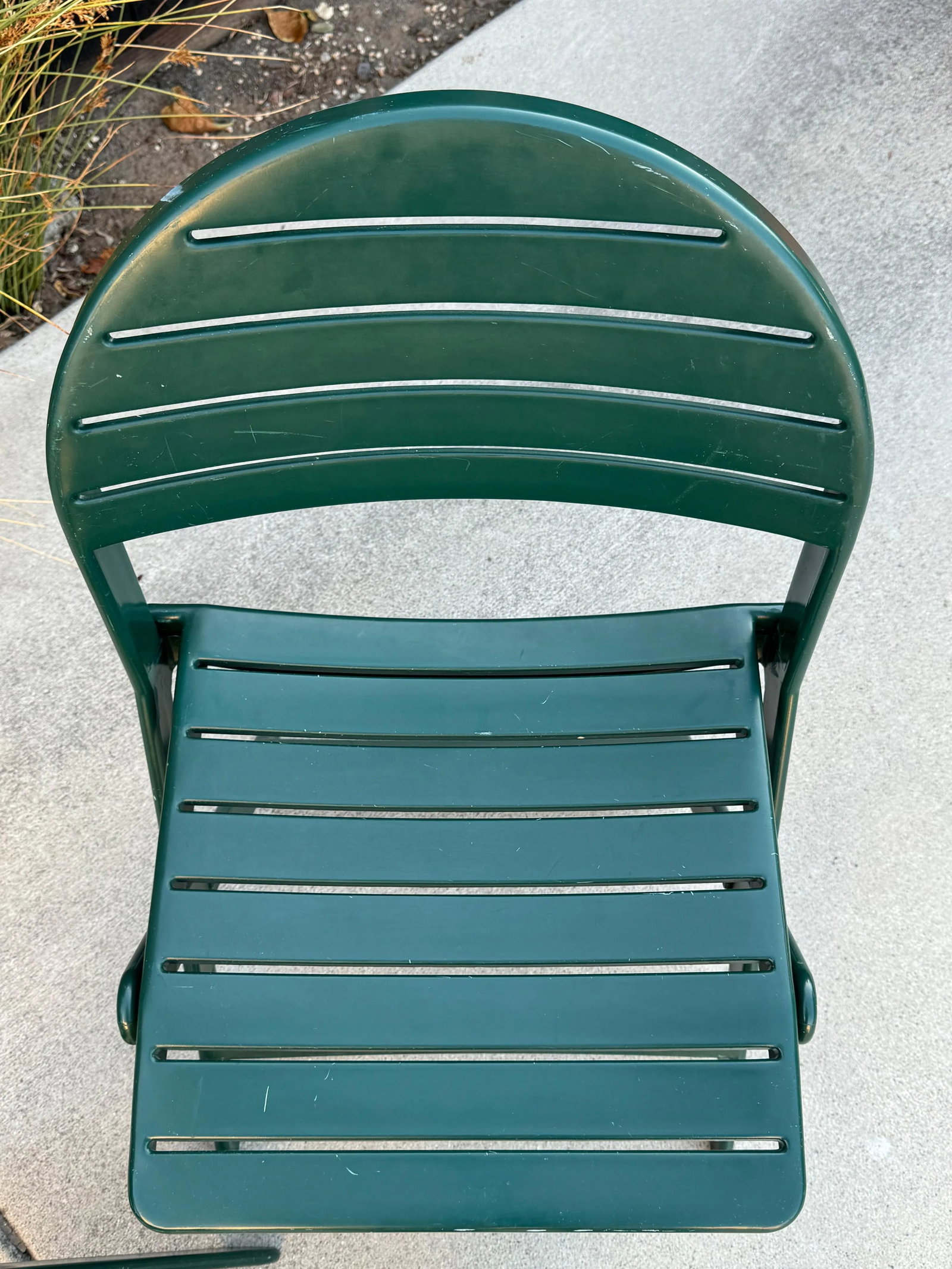 1993 Vintage Niels Gammelgaard For Ikea Green Folding Chairs - A Pair - 11