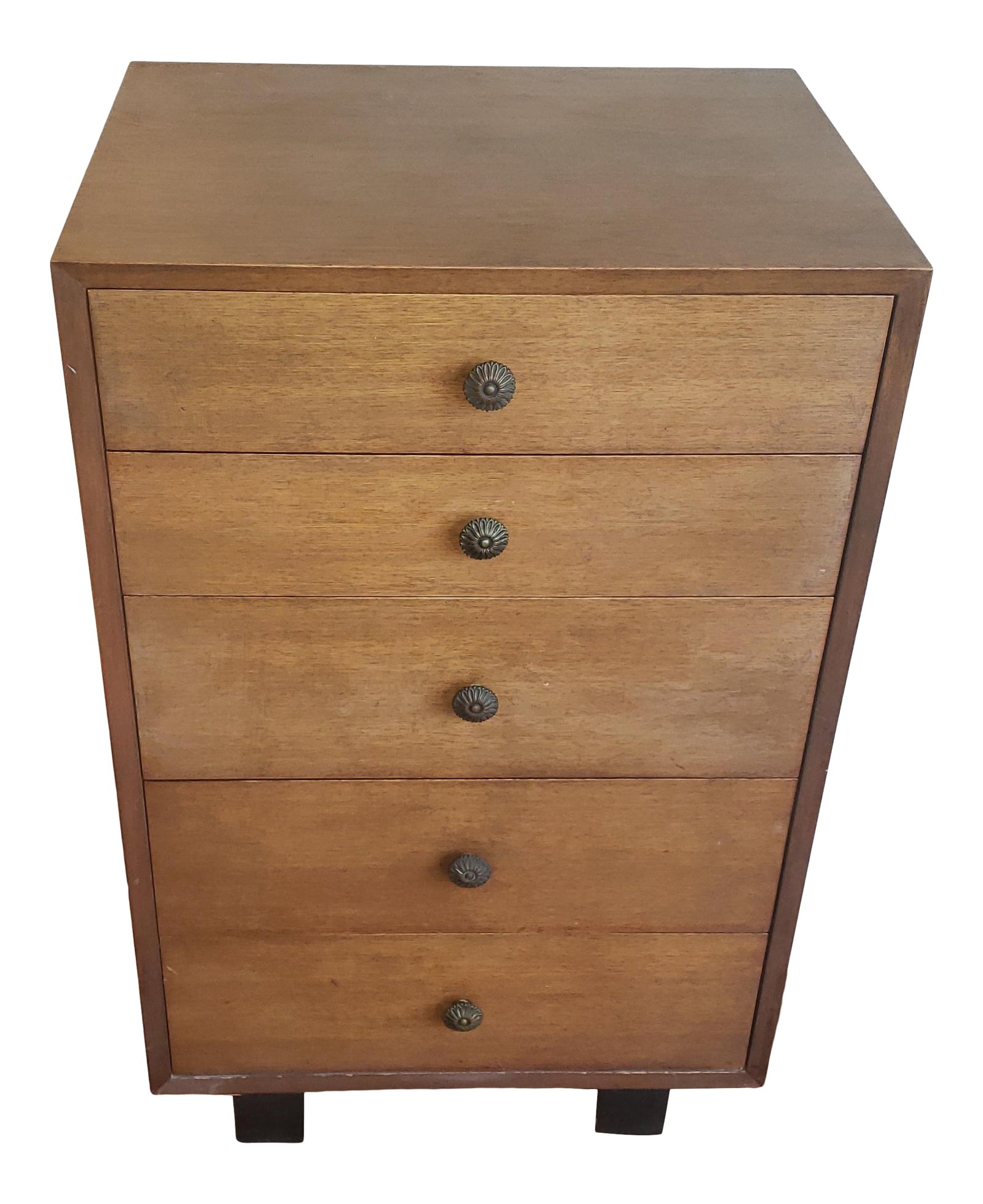 1955 Herman Miller George Nelson Case Series Tallboy W/Dividers: Rare (just try to find it elsewhere!) Herman Miller George Nelson 1955 Case Series tallboy. Classic lines. Original receipt and tags. Includes 4 original dividers and 8 metal brackets. To organize you