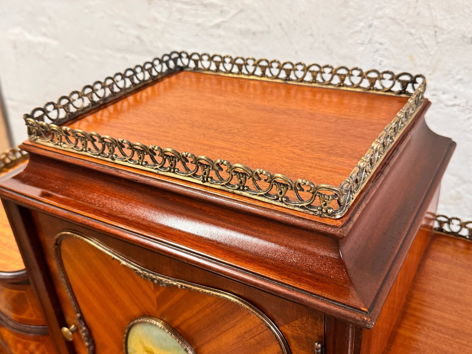 Antique Inlaid Ladies Desk - 11