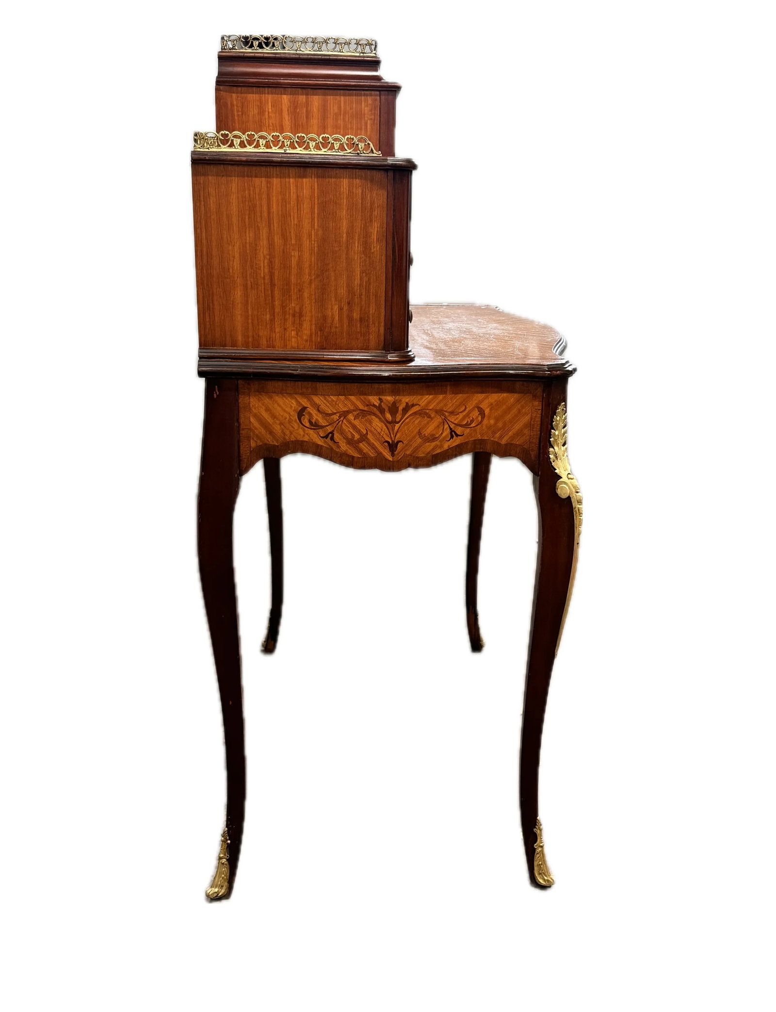 Antique Inlaid Ladies Desk - 3
