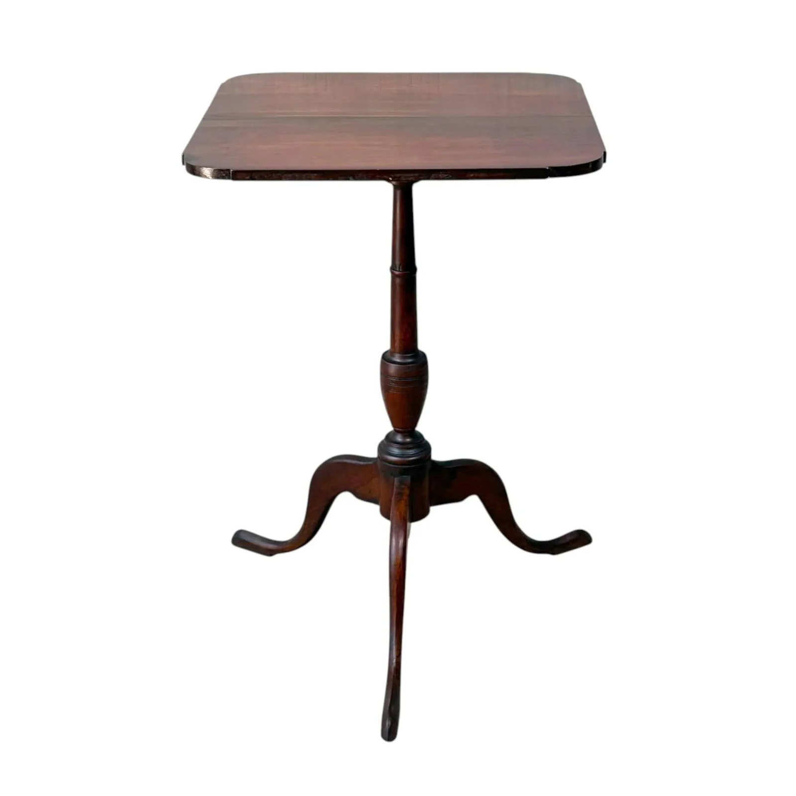 Antique Circa 1805 Federal Cherry Candlestand - 10