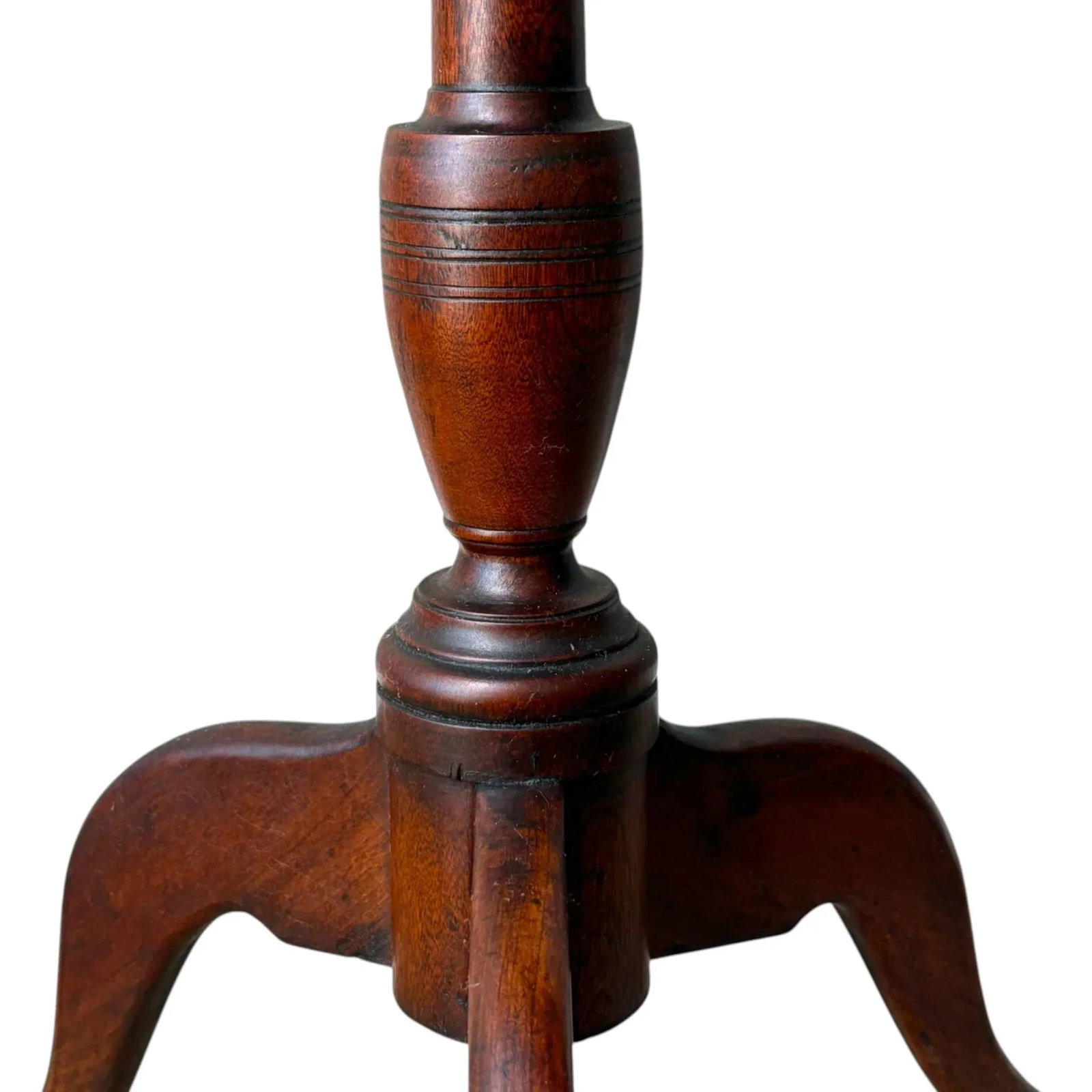 Antique Circa 1805 Federal Cherry Candlestand - 6