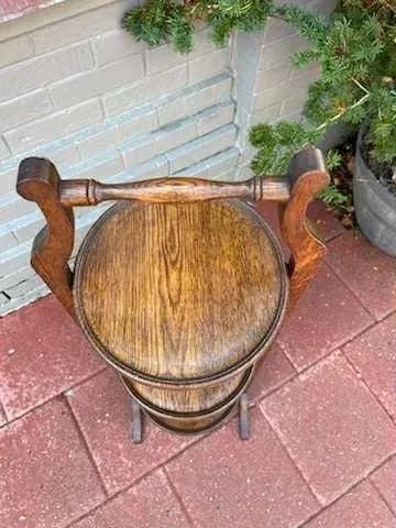 1900s Edwardian Mahogany Antique Cake Stand - 3