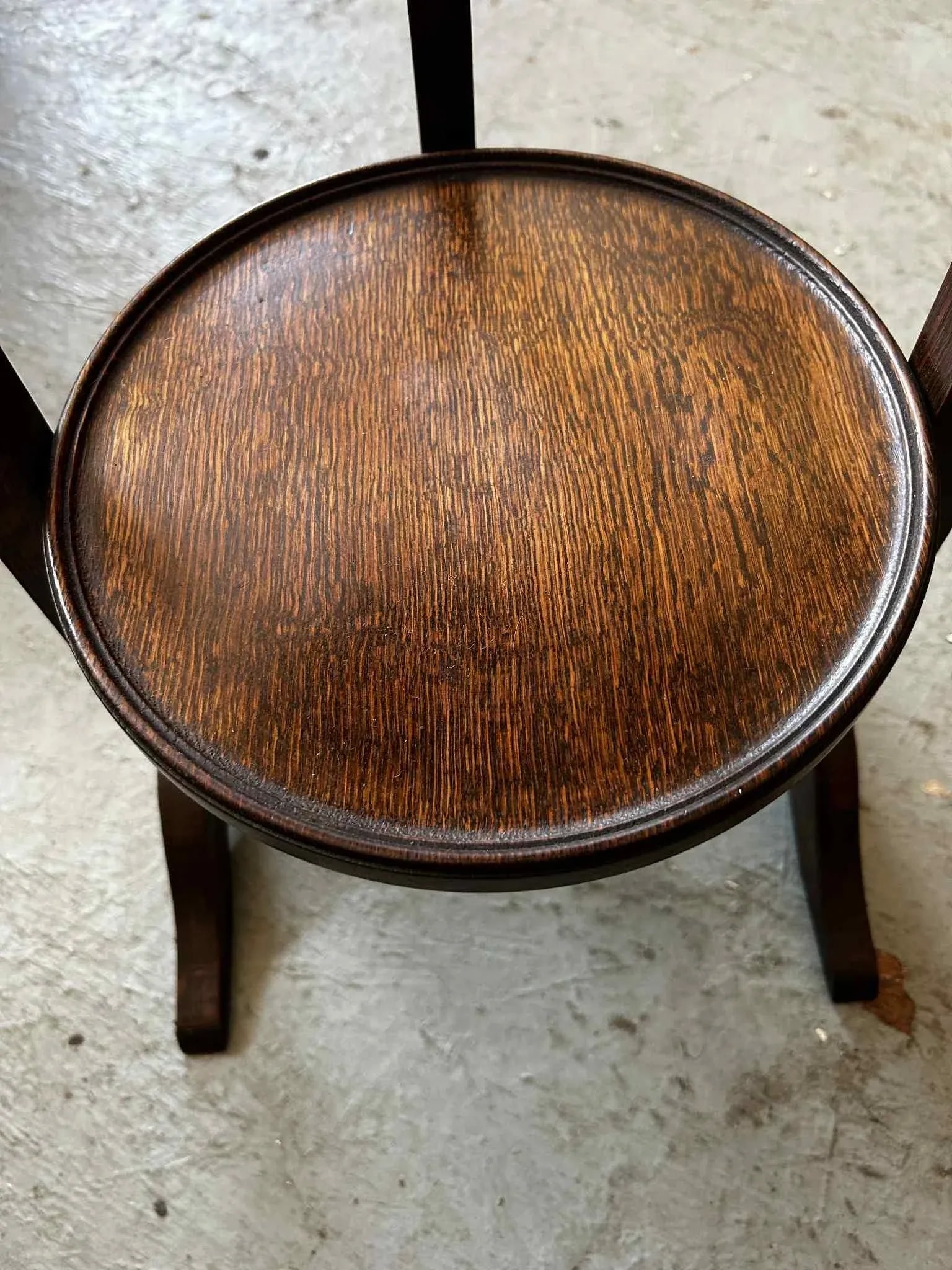 1900s Edwardian Mahogany Antique Cake Stand - 5