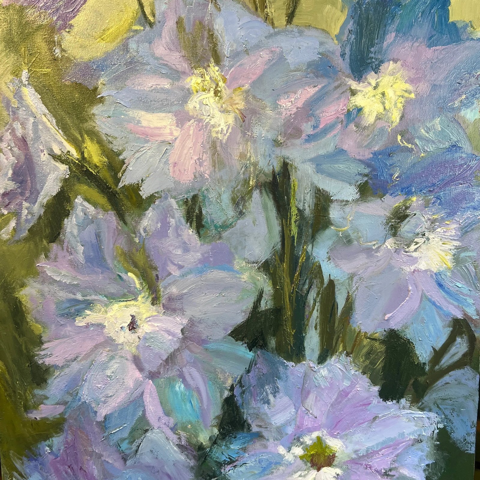 Upheave Into Bloom, Original Oil Painting by Julia Lawing - 2