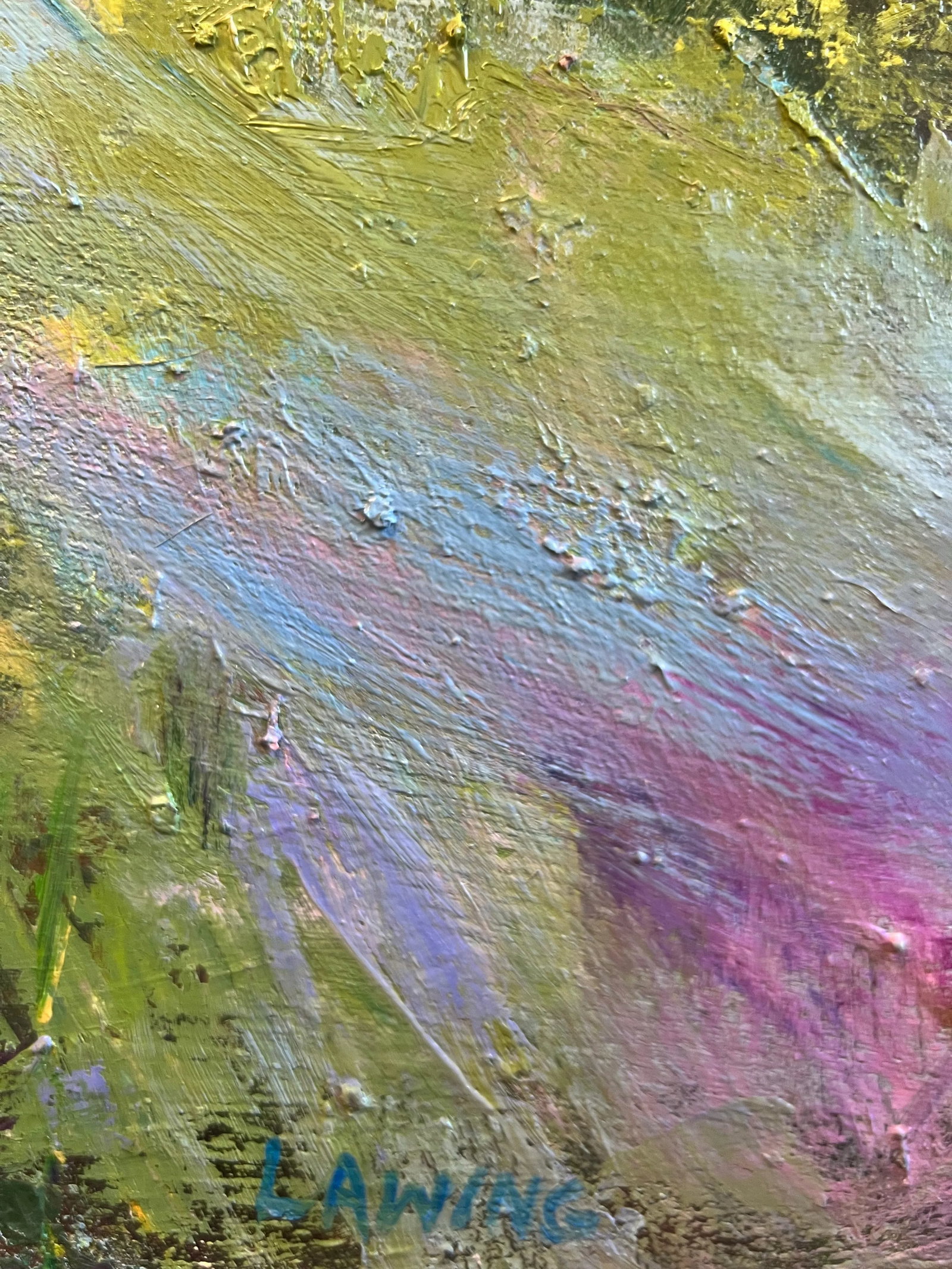 Mountain High, Valley Low Original Oil Painting by Julia Lawing - 8