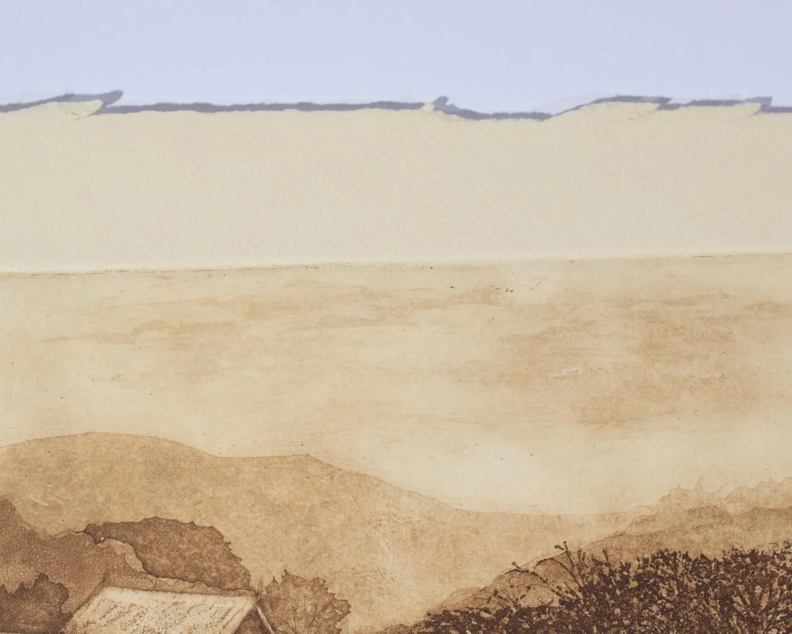 "November Vista" Aquatint Landscape Print by Rose K. McCaughey - 6
