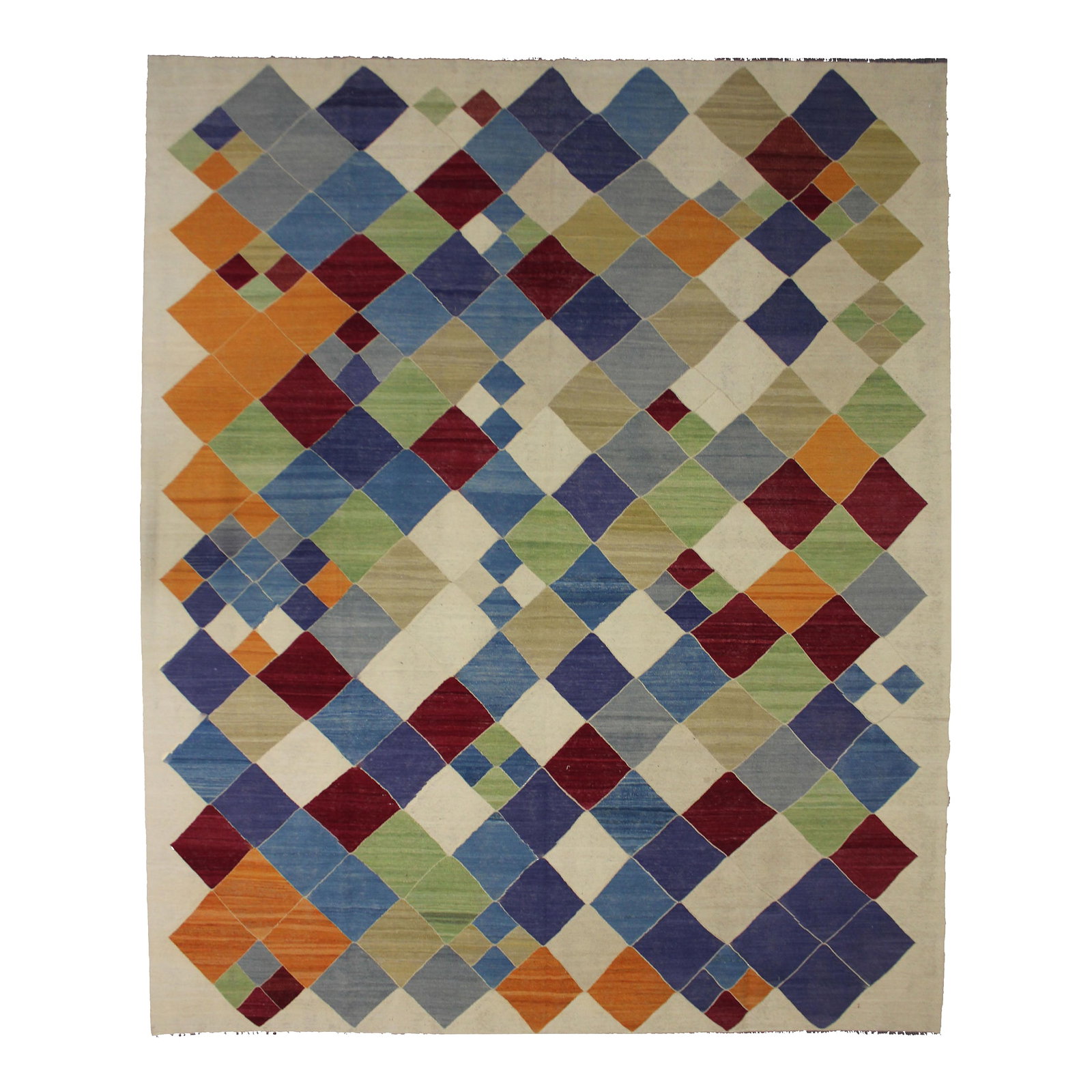 Hand Knotted Kilim 108" X 13'0" (1 of 4)